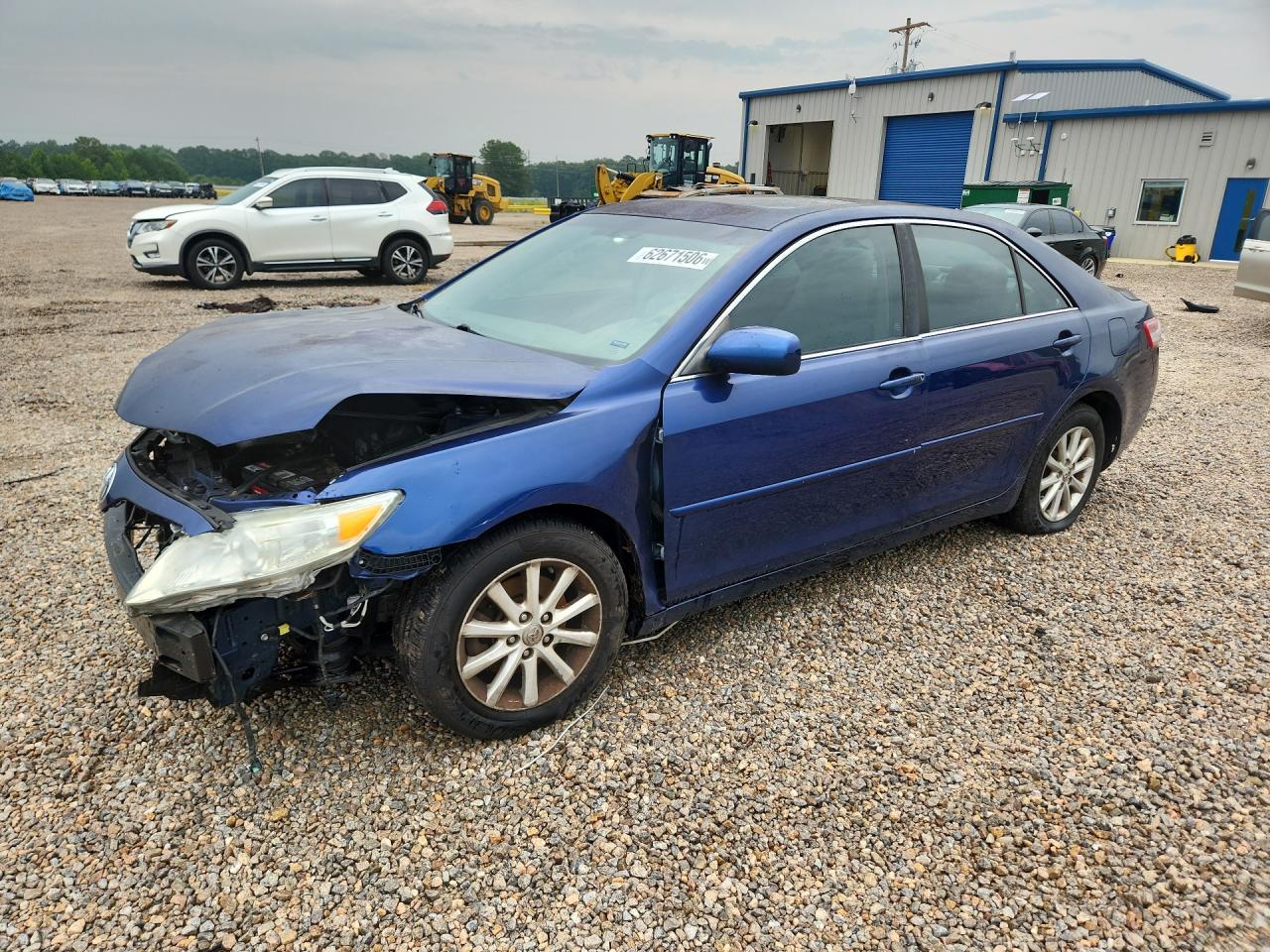 2011 Toyota Camry Xle Blue vin: 4T1BF3EK3BU607231