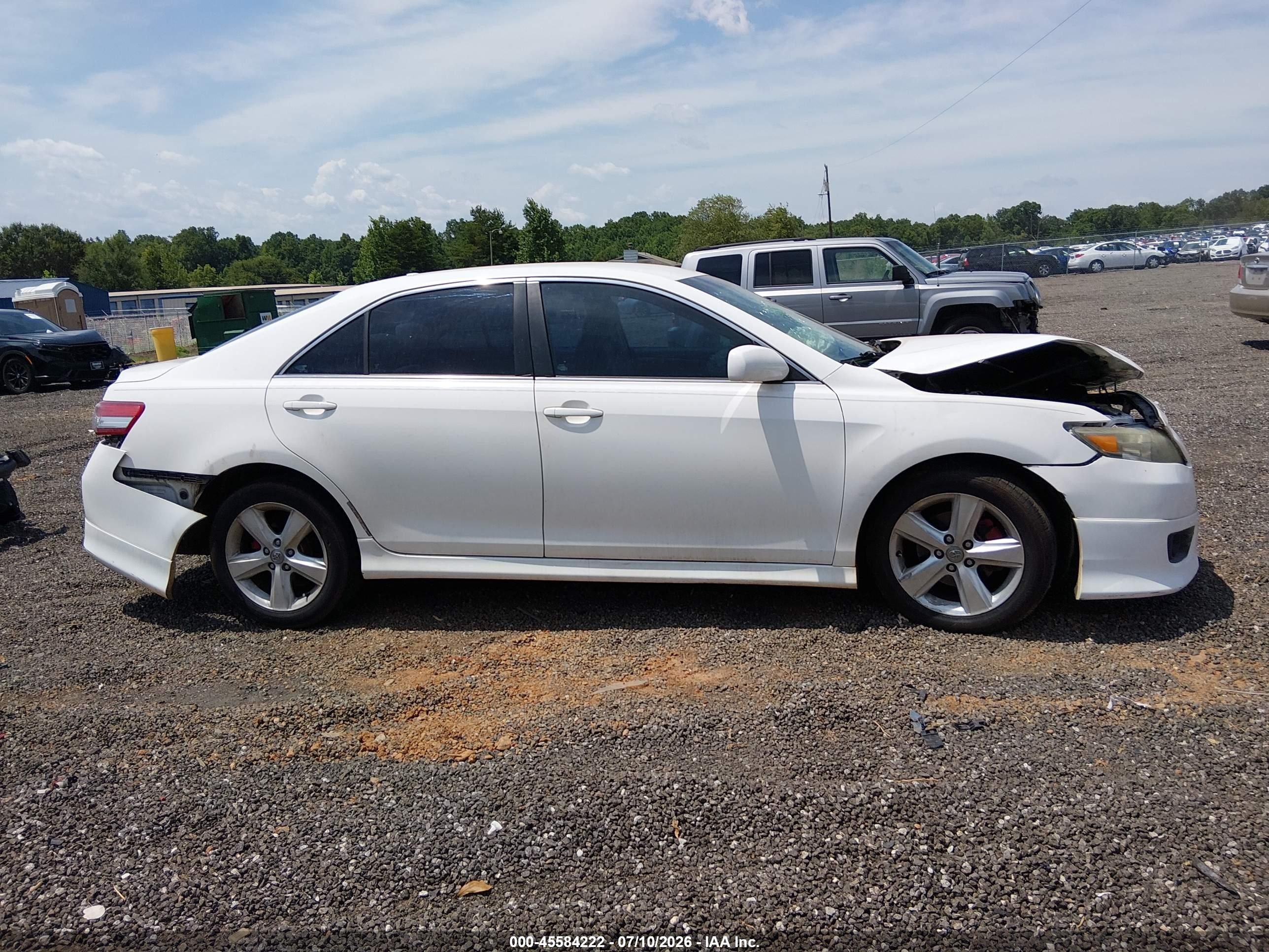 2011 Toyota Camry Se White vin: 4T1BF3EK3BU615040