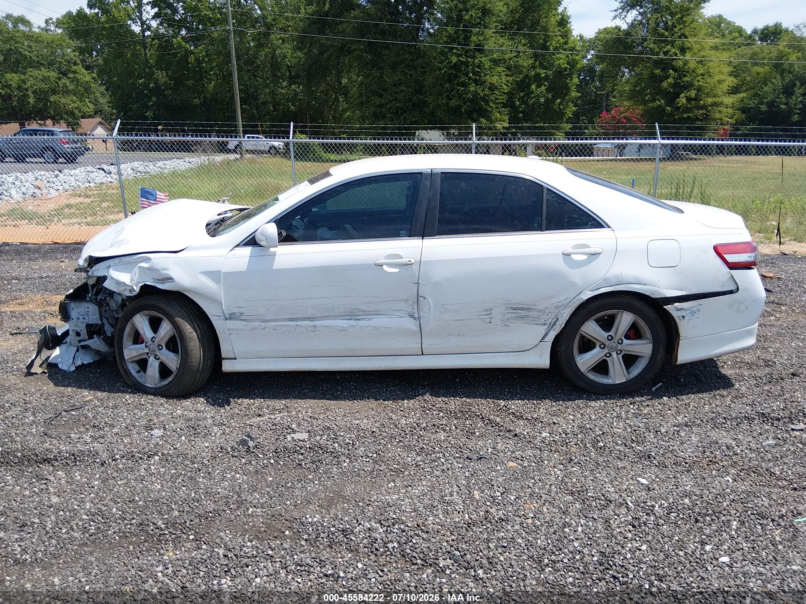 2011 Toyota Camry Se White vin: 4T1BF3EK3BU615040