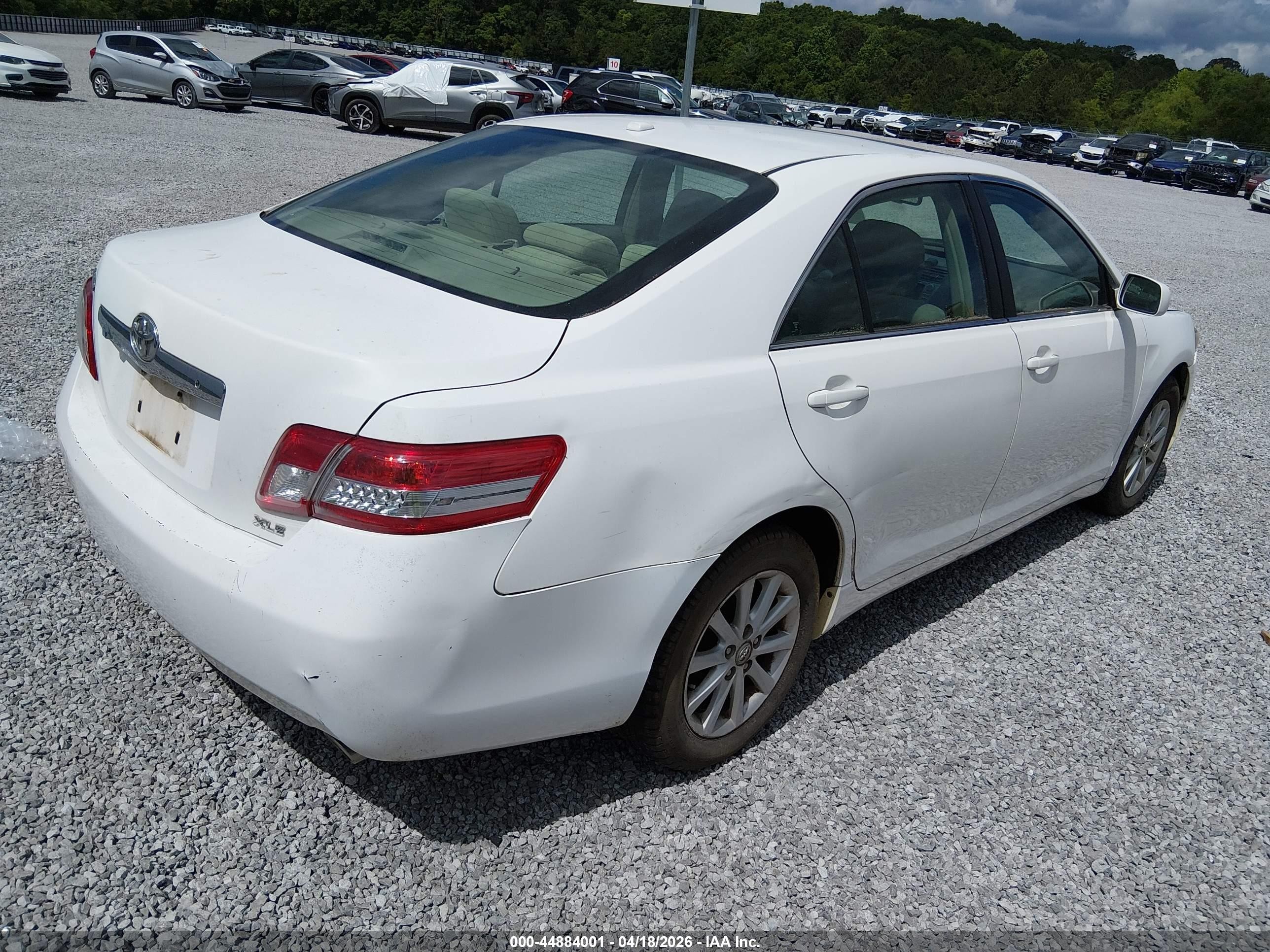 2011 Toyota Camry Xle White vin: 4T1BF3EK3BU635269