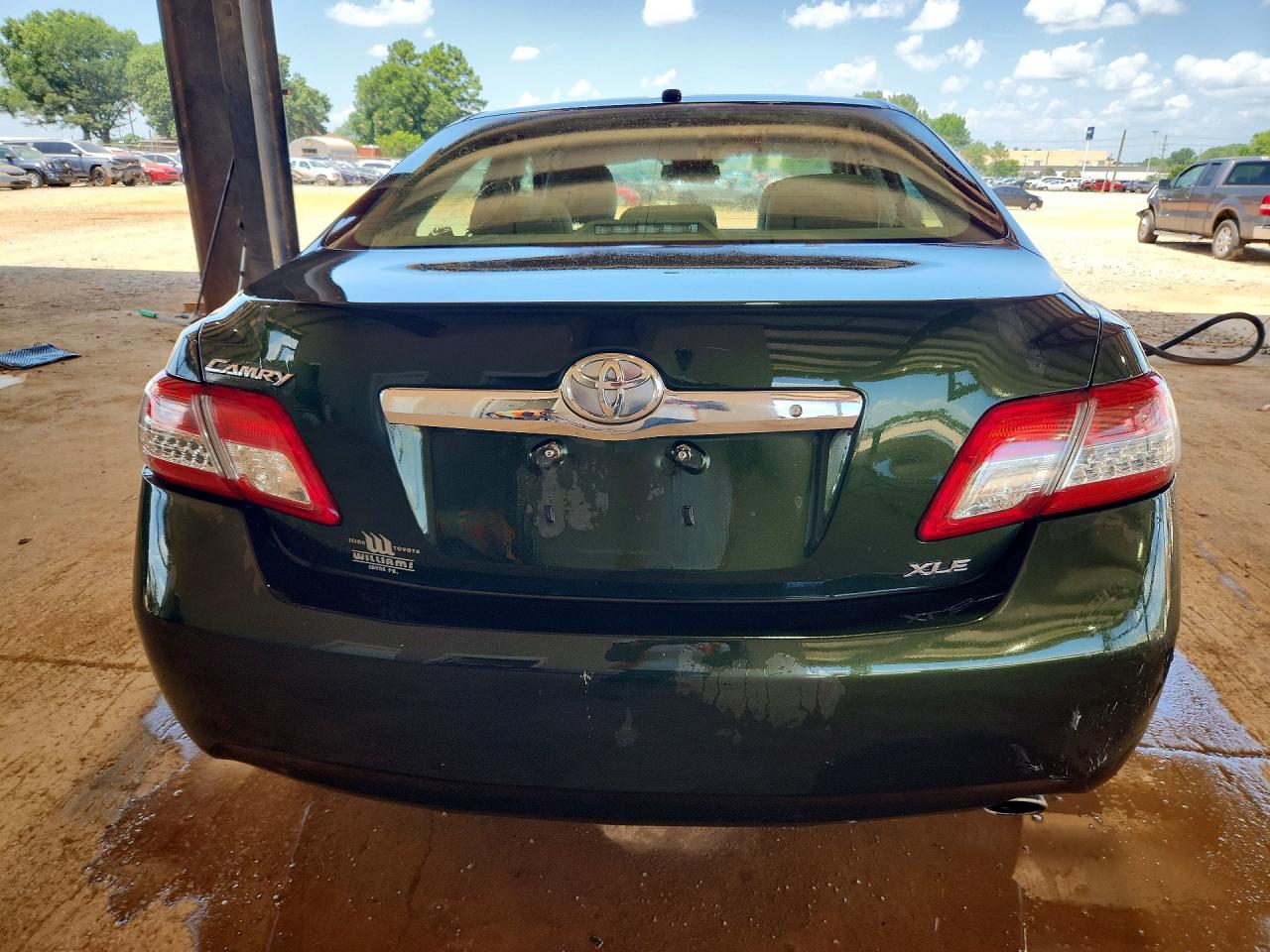 2011 Toyota Camry Xle Green vin: 4T1BF3EK3BU636860