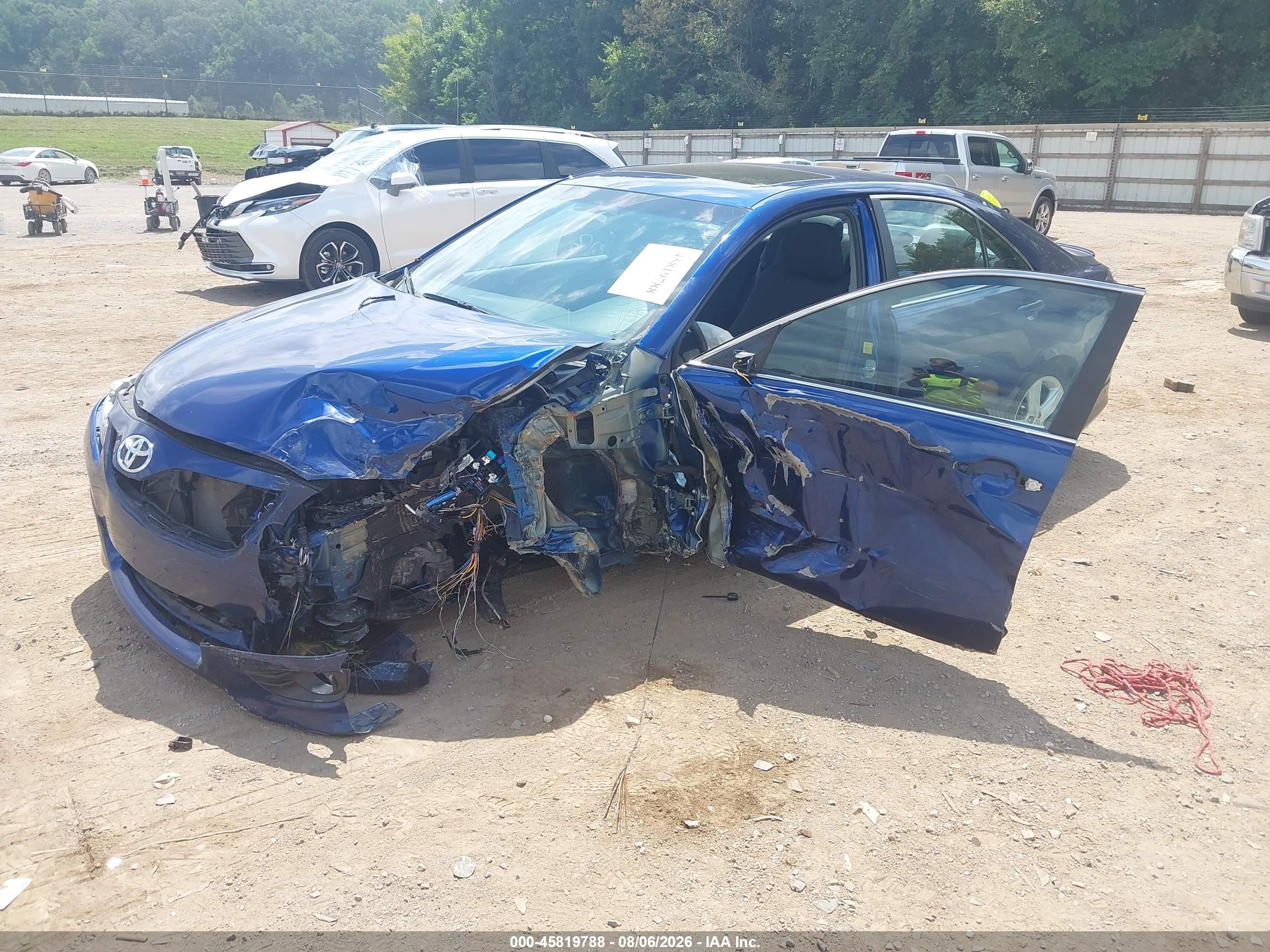 2011 Toyota Camry Se Blue vin: 4T1BF3EK3BU642819