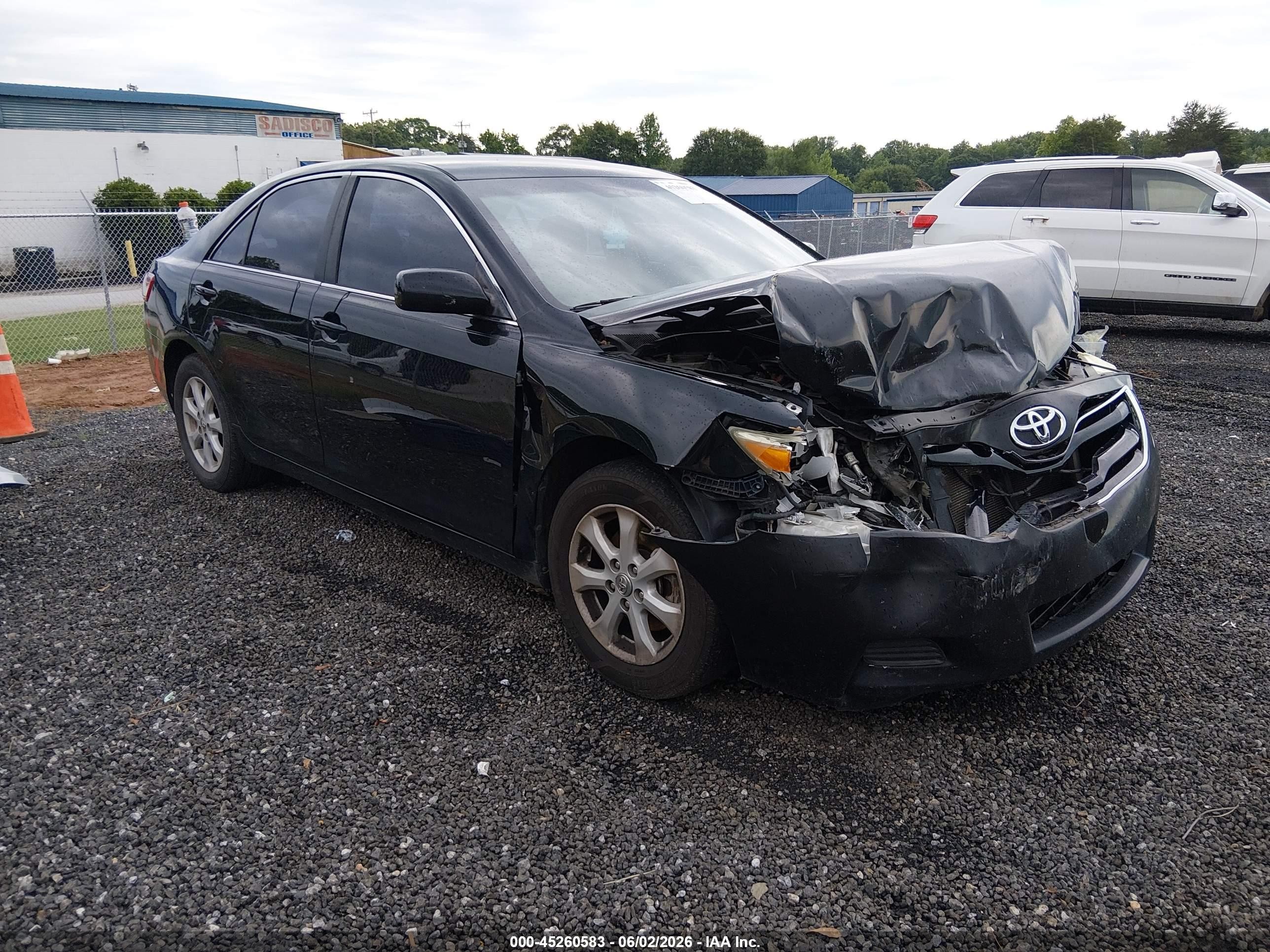2011 Toyota Camry Le Black vin: 4T1BF3EK3BU661855