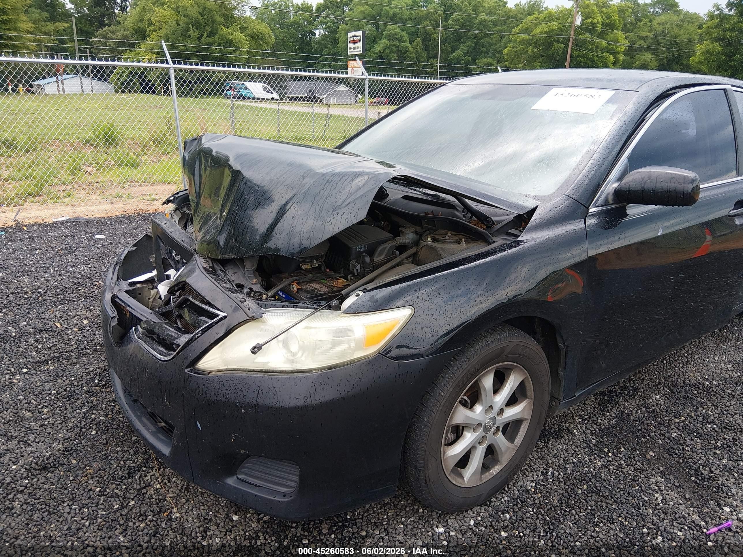 2011 Toyota Camry Le Black vin: 4T1BF3EK3BU661855