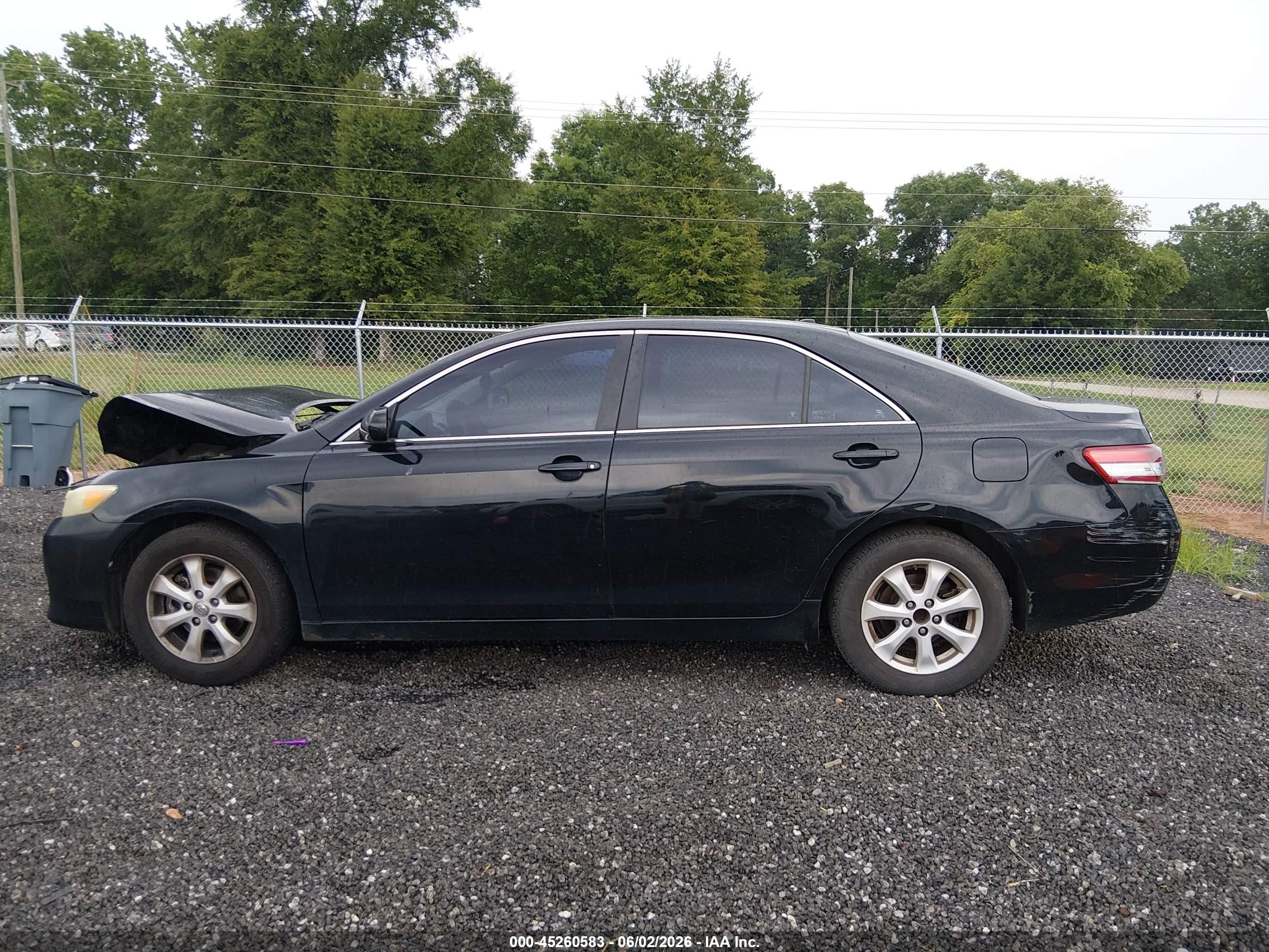 2011 Toyota Camry Le Black vin: 4T1BF3EK3BU661855