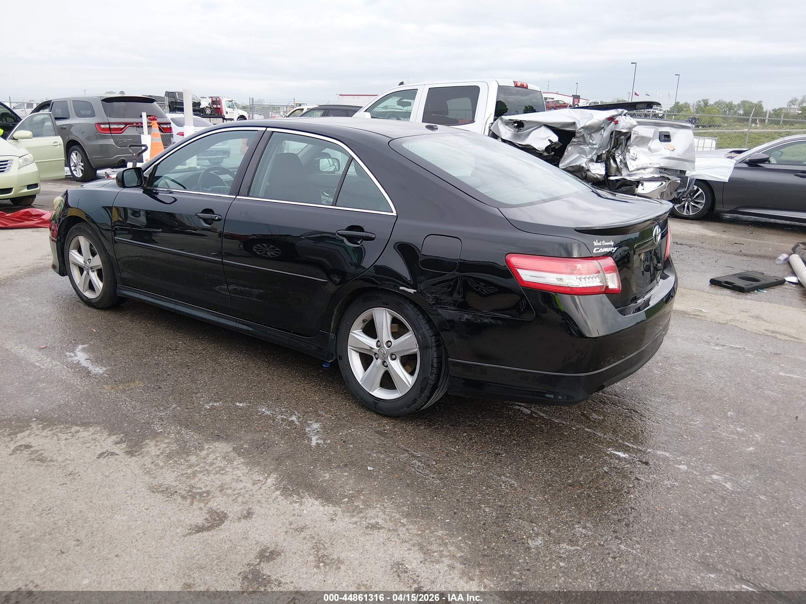 2011 Toyota Camry Se Черный vin: 4T1BF3EK3BU662181
