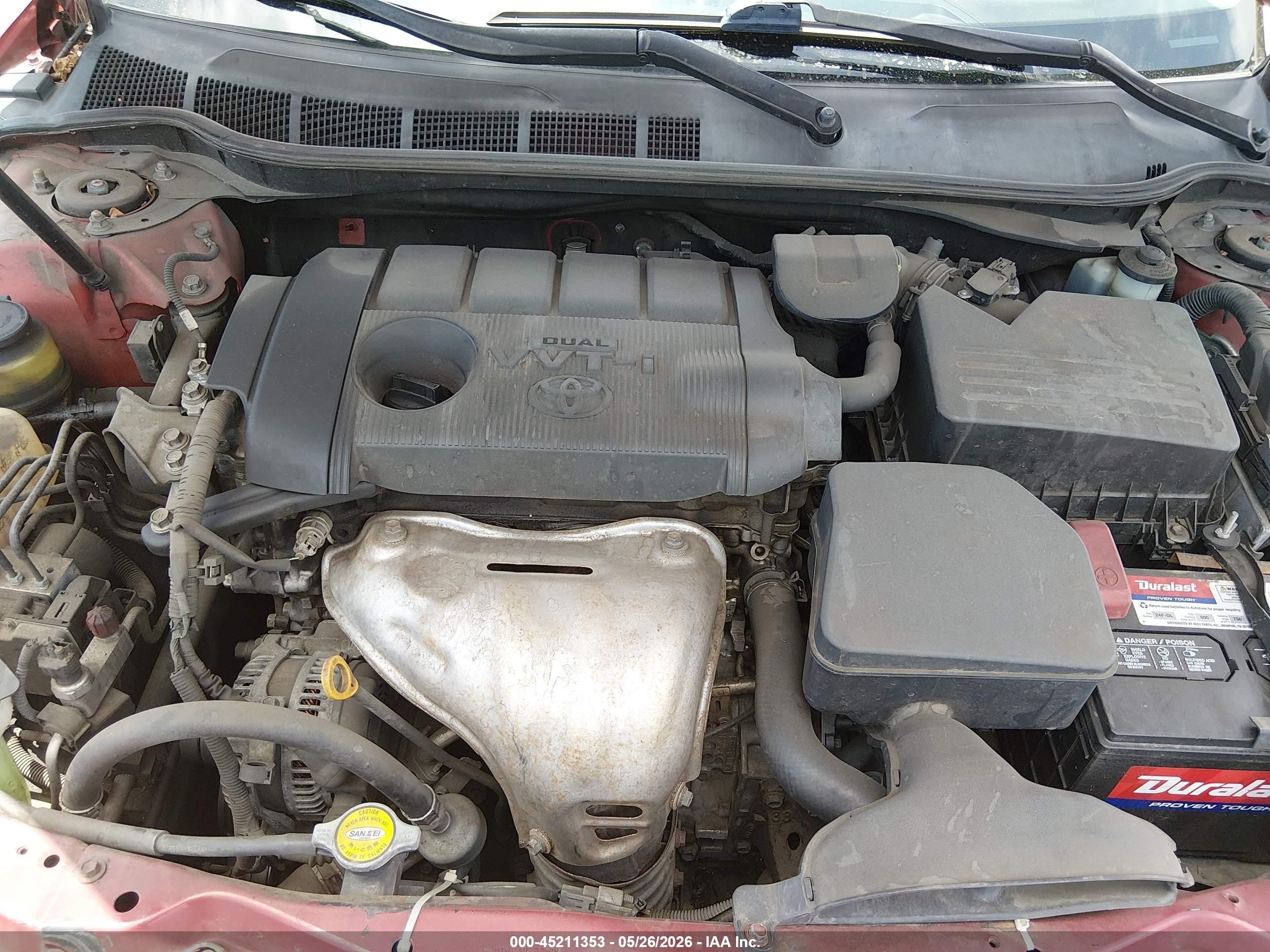2011 Toyota Camry Se Красный vin: 4T1BF3EK3BU712285