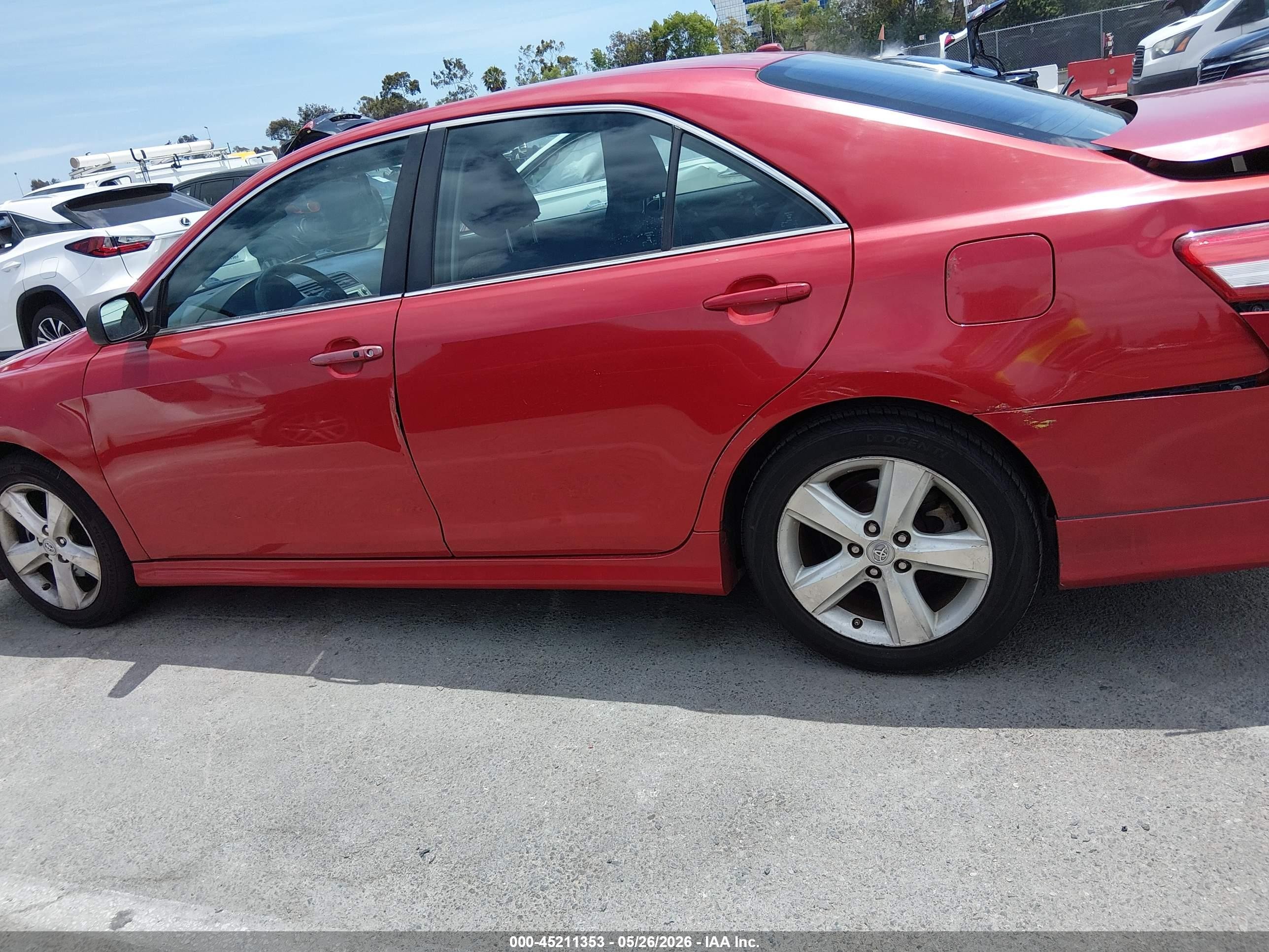 2011 Toyota Camry Se Красный vin: 4T1BF3EK3BU712285