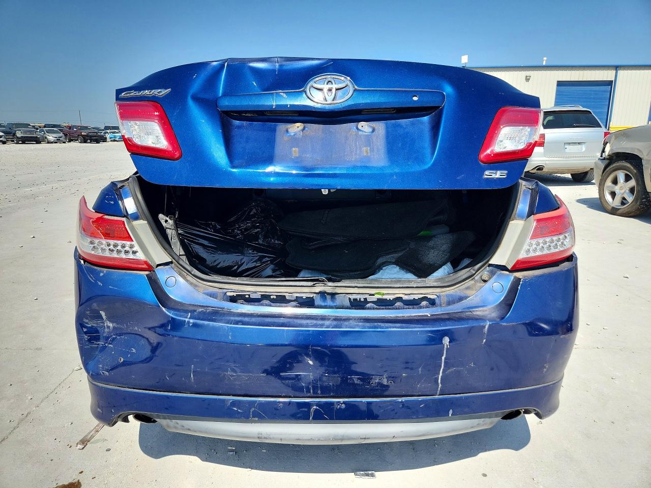 2011 Toyota Camry Se Blue vin: 4T1BF3EK3BU747943