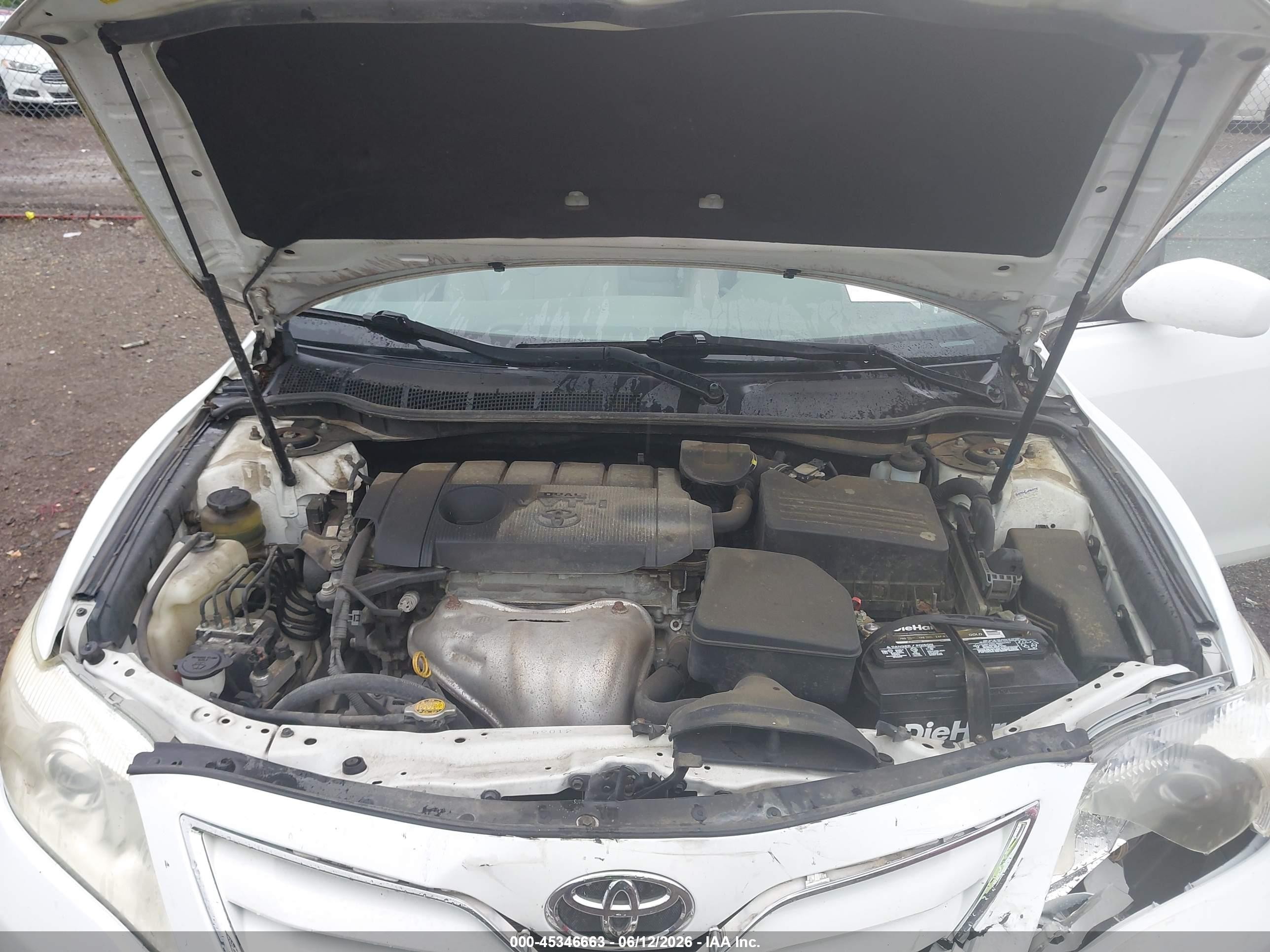 2011 Toyota Camry Le White vin: 4T1BF3EK3BU749322