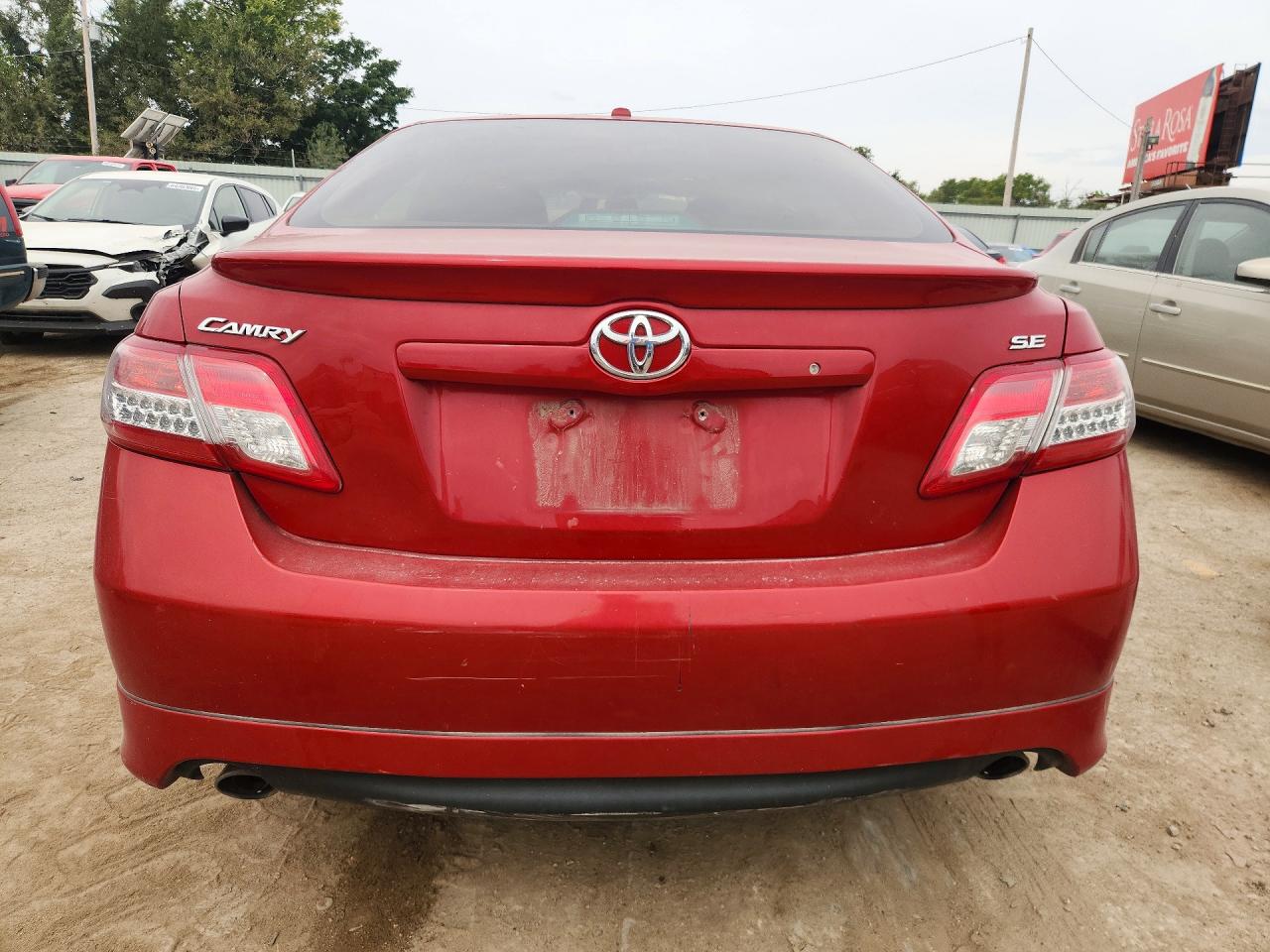 2010 Toyota Camry Se Красный vin: 4T1BF3EK4AU077348
