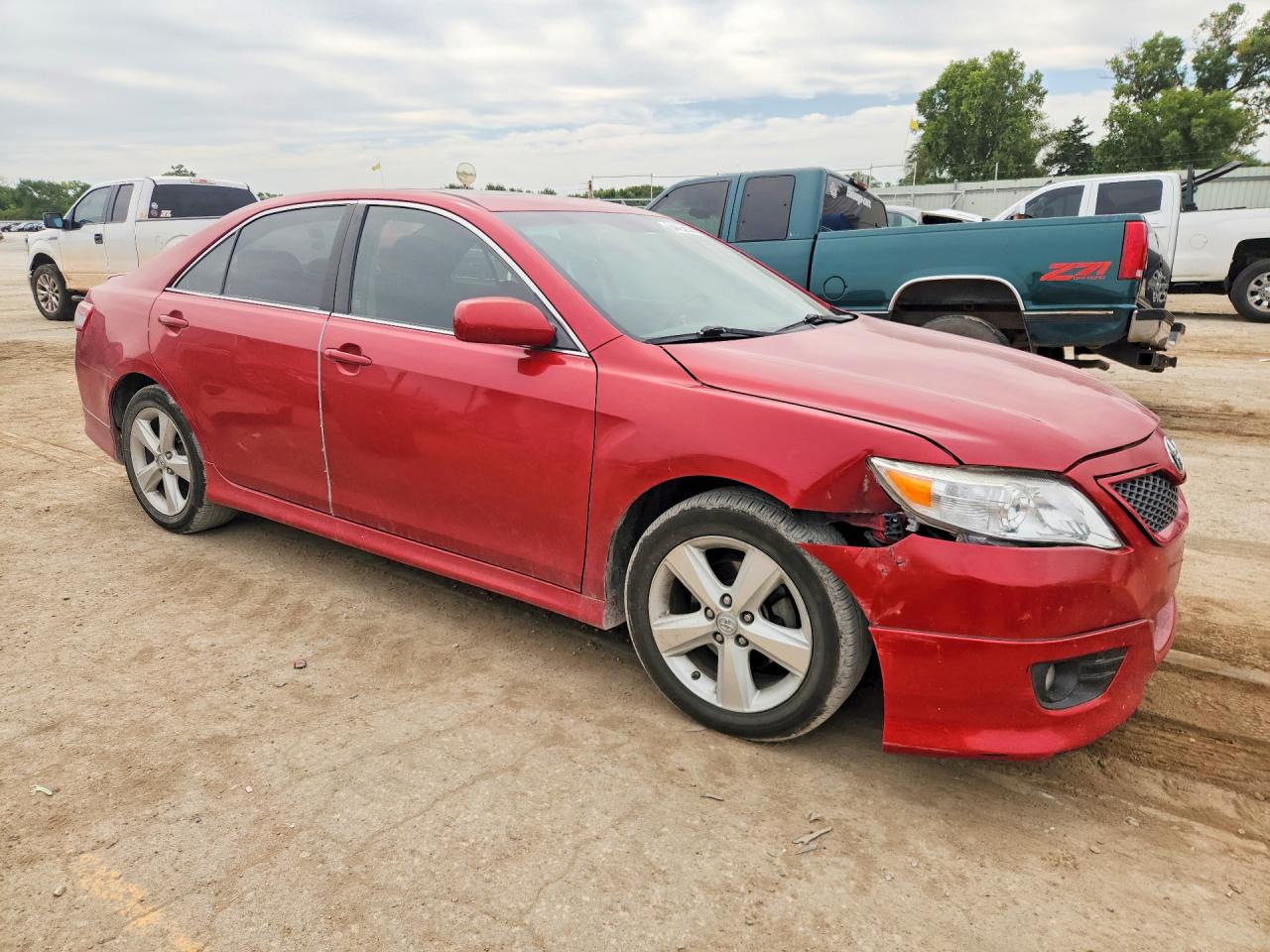 2010 Toyota Camry Se Красный vin: 4T1BF3EK4AU077348