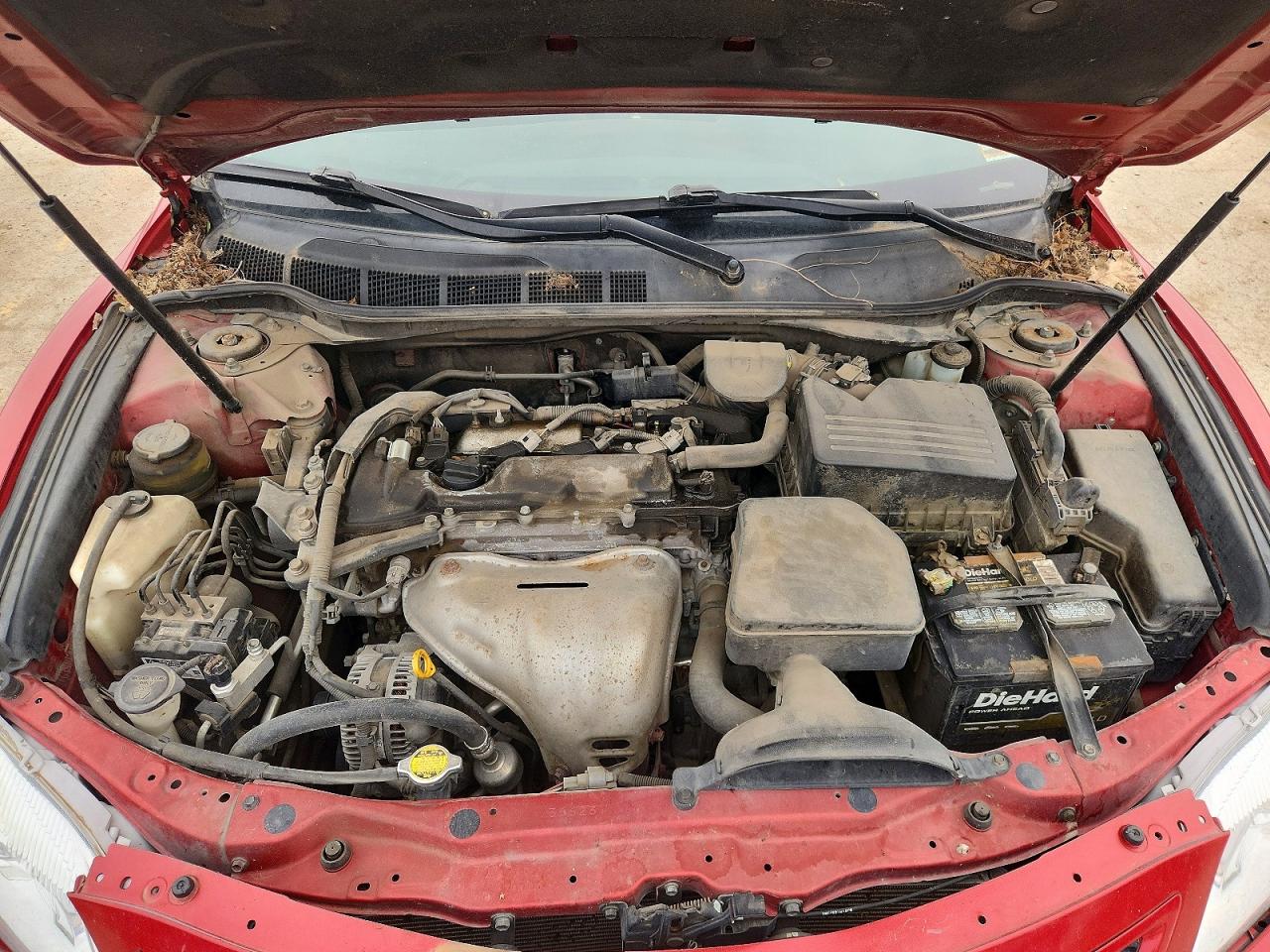 2010 Toyota Camry Se Красный vin: 4T1BF3EK4AU077348