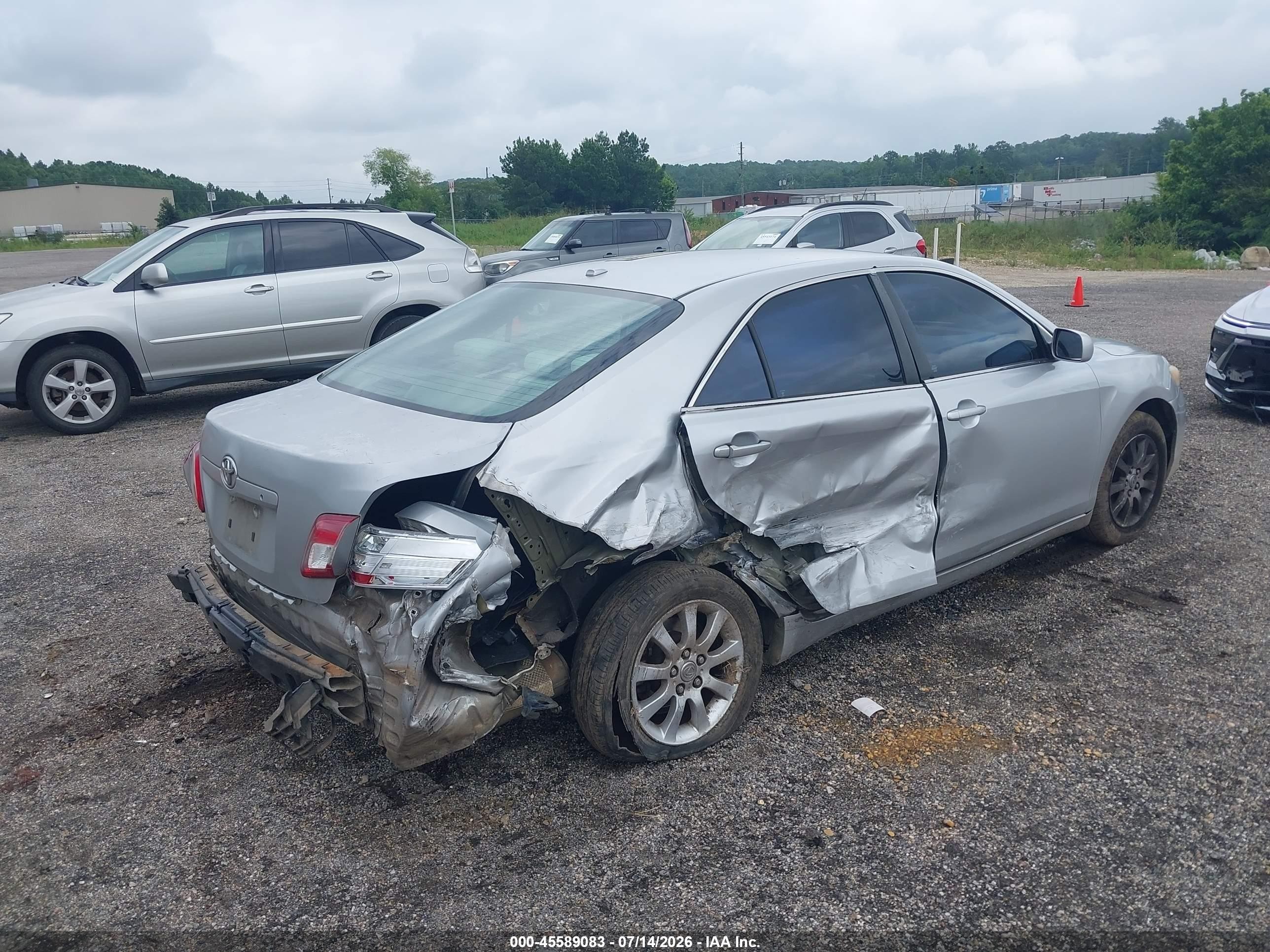 2010 Toyota Camry   Silver vin: 4T1BF3EK4AU080718