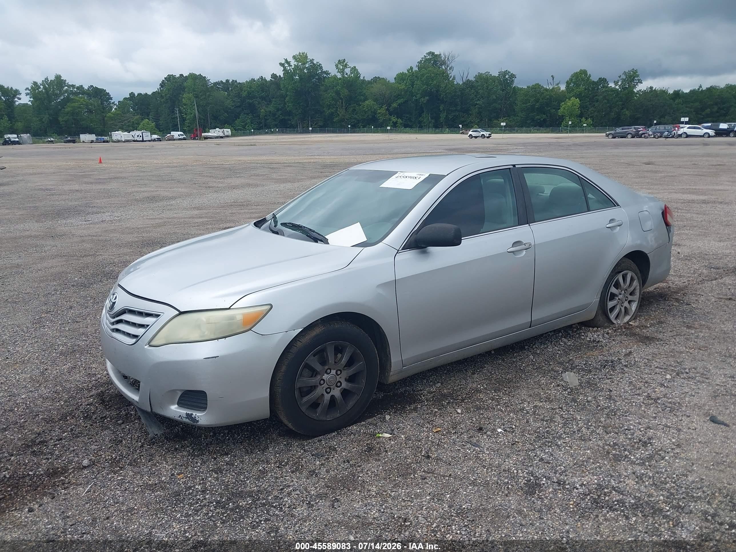 2010 Toyota Camry   Silver vin: 4T1BF3EK4AU080718