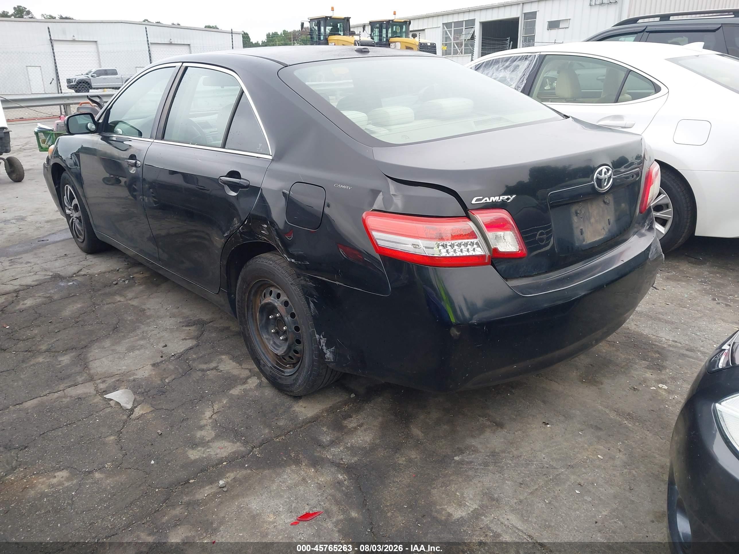 2010 Toyota Camry   Черный vin: 4T1BF3EK4AU080959