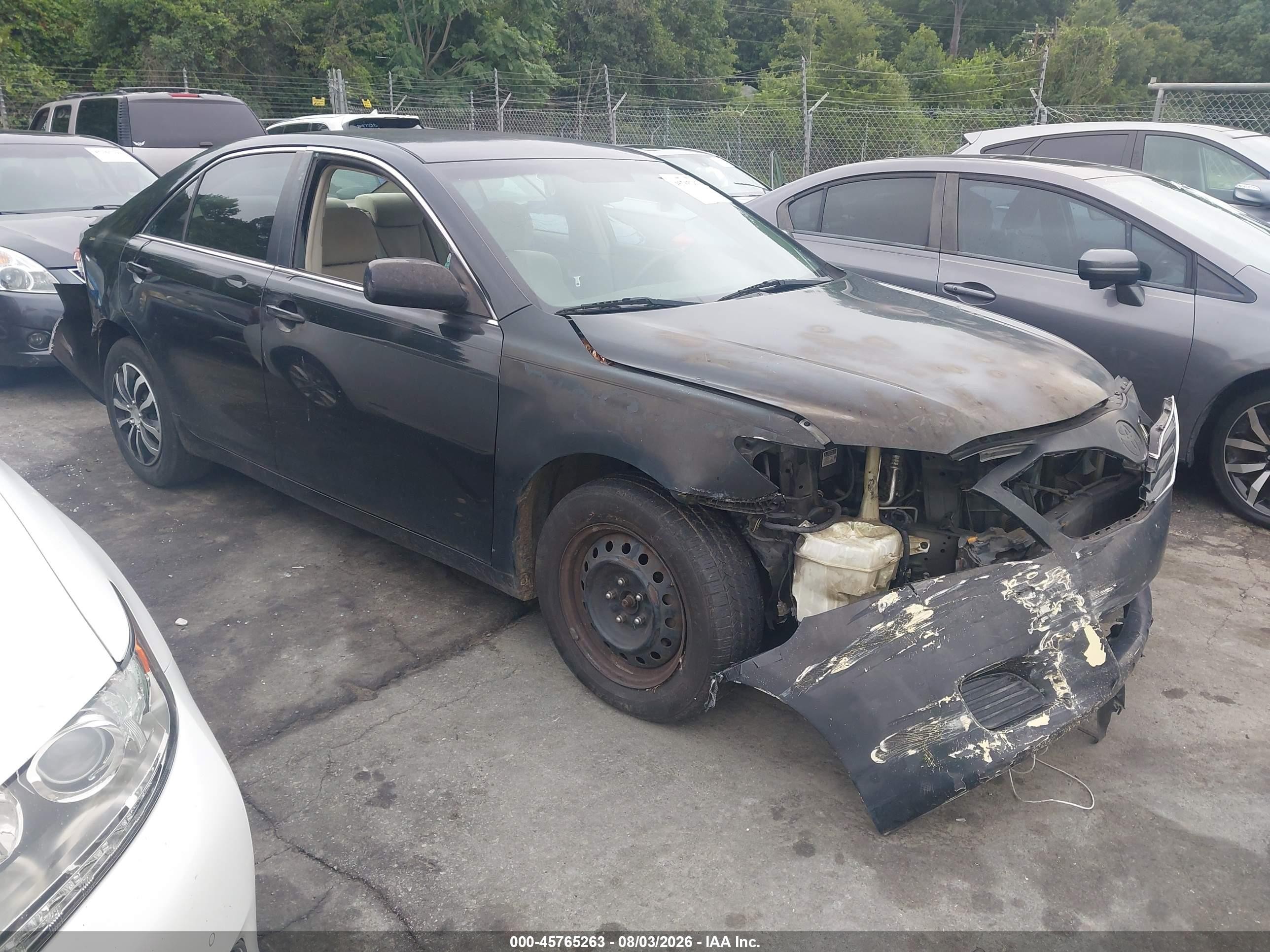 2010 Toyota Camry   Black vin: 4T1BF3EK4AU080959