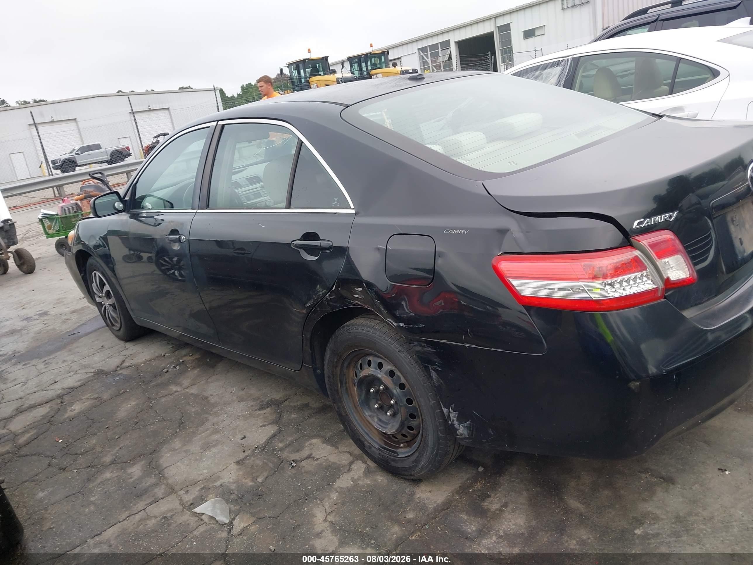 2010 Toyota Camry   Черный vin: 4T1BF3EK4AU080959