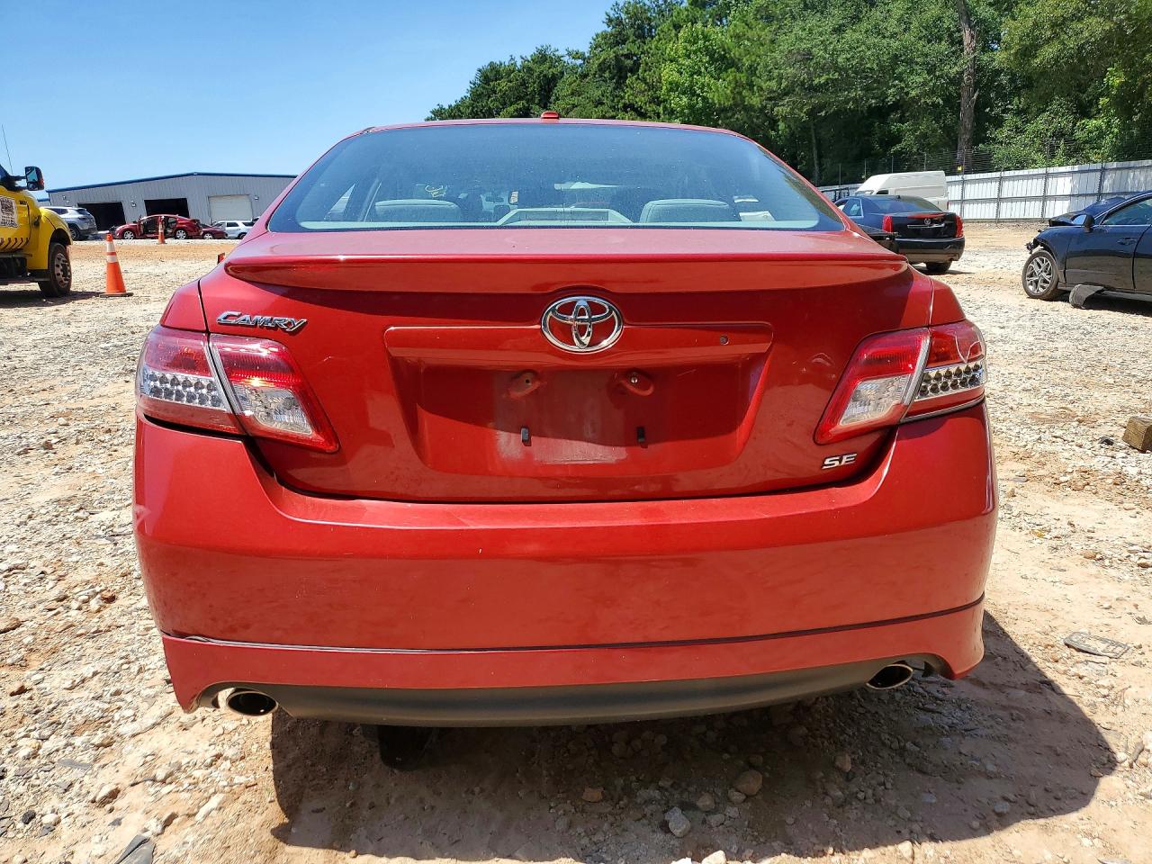 2010 Toyota Camry Se Red vin: 4T1BF3EK4AU093419