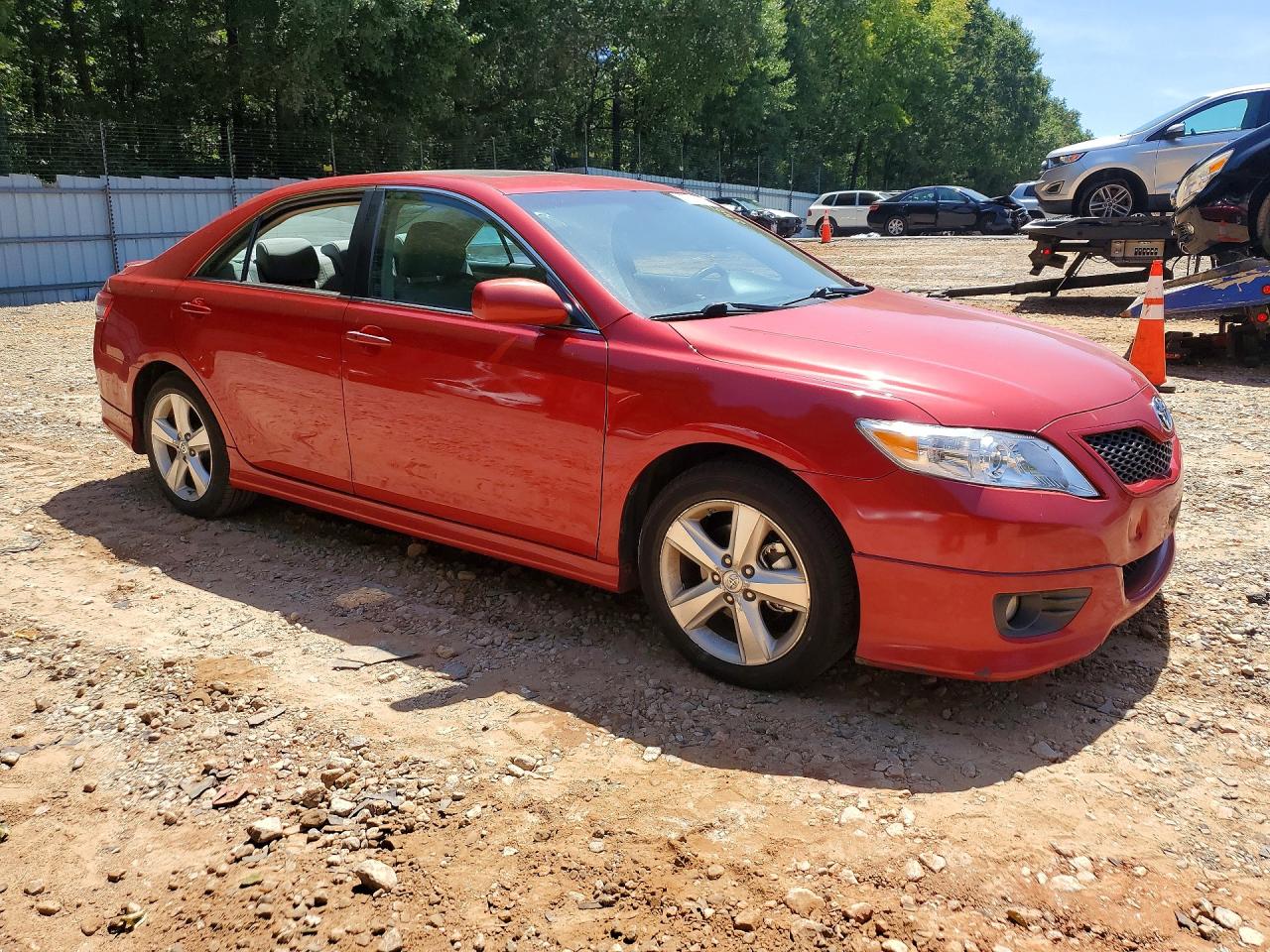 2010 Toyota Camry Se Red vin: 4T1BF3EK4AU093419
