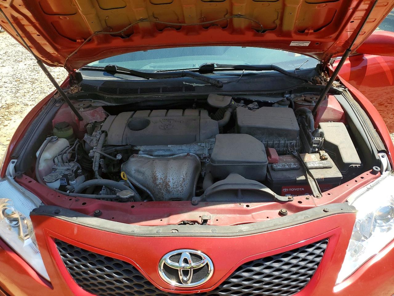 2010 Toyota Camry Se Red vin: 4T1BF3EK4AU093419