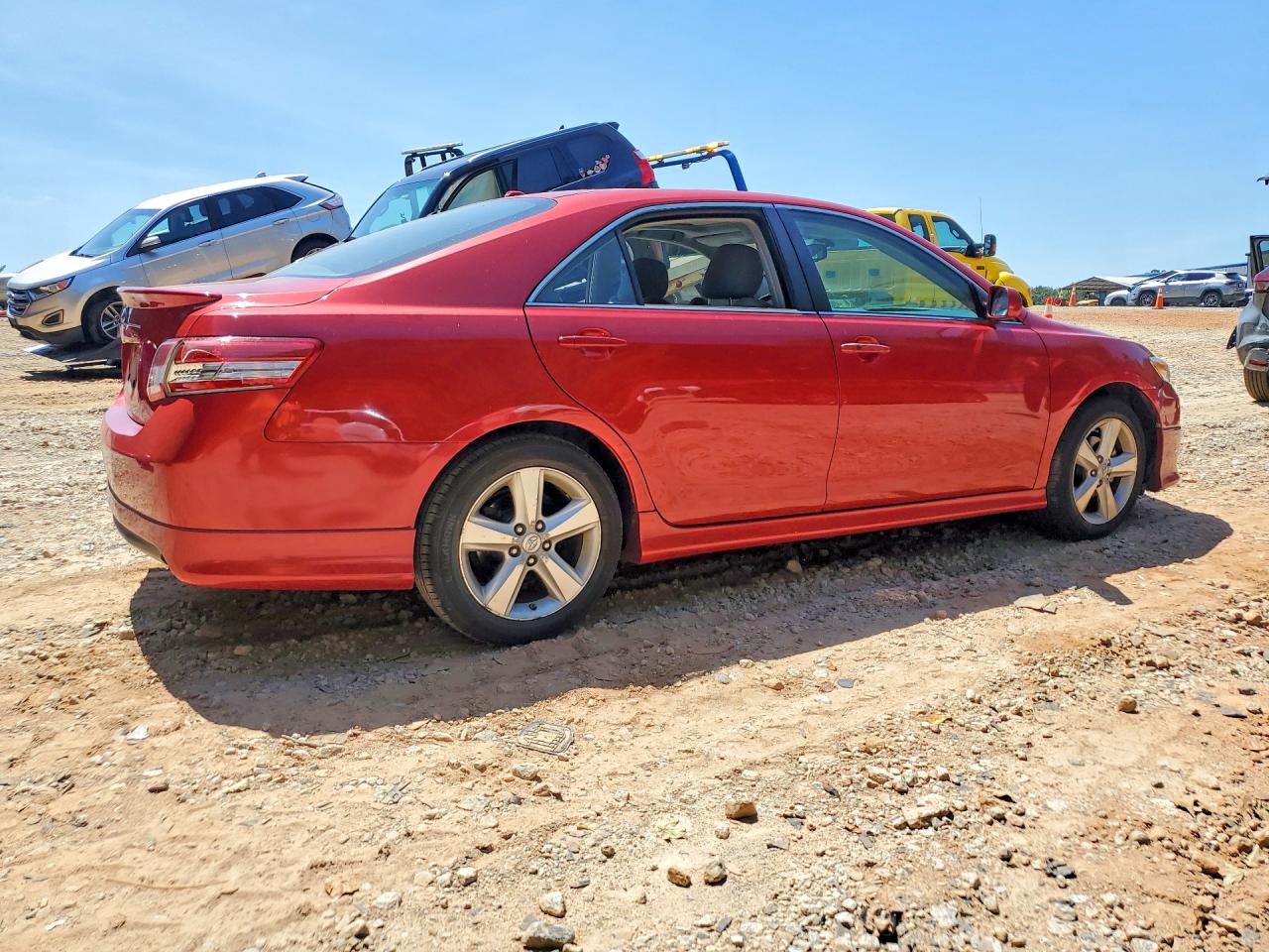 2010 Toyota Camry Se Red vin: 4T1BF3EK4AU093419