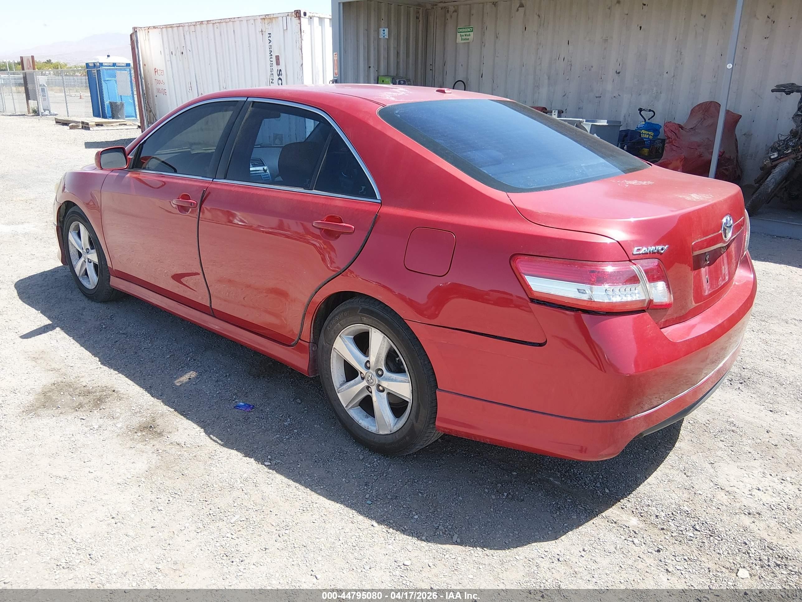 2010 Toyota Camry Se Red vin: 4T1BF3EK4AU097311