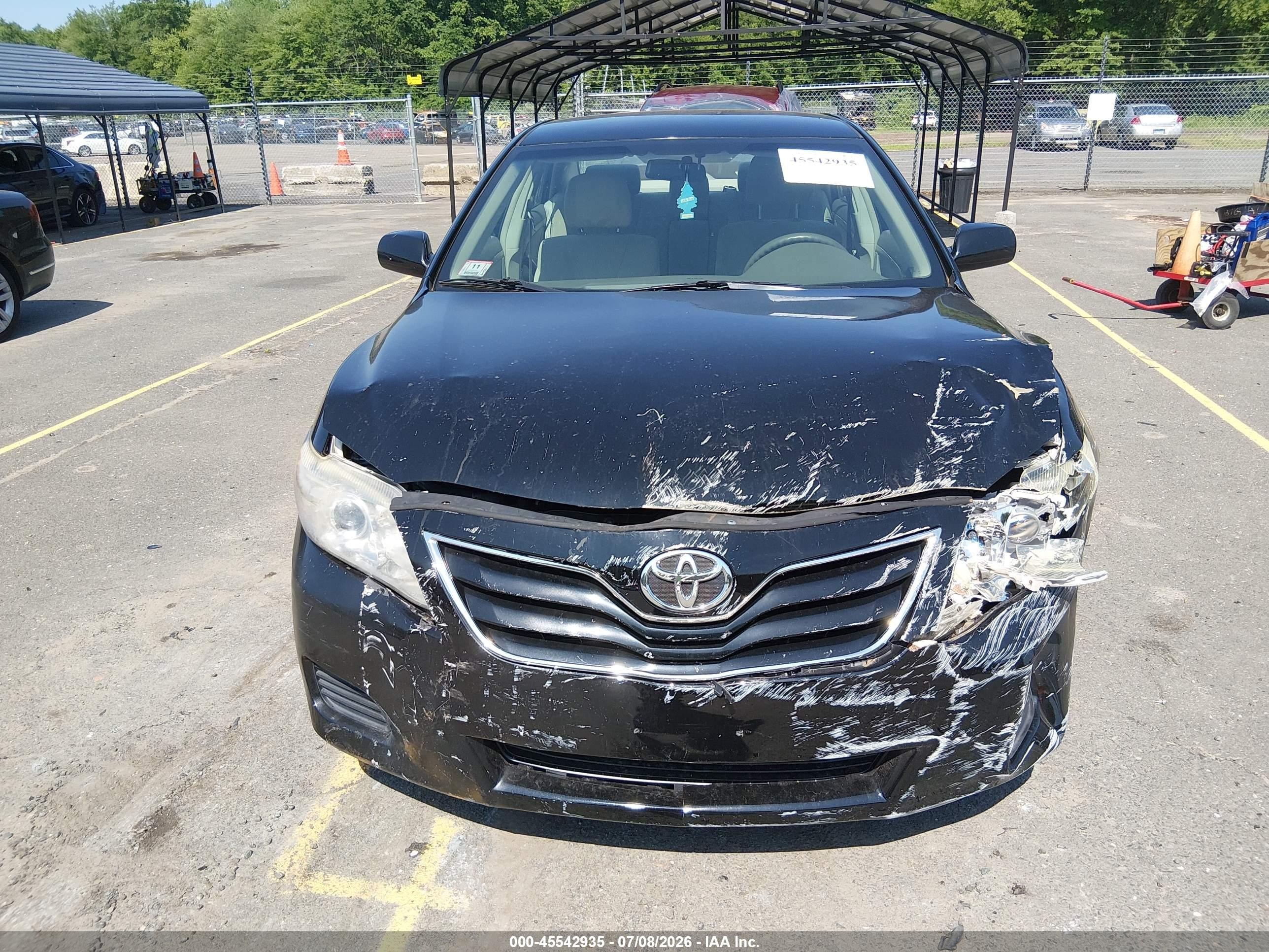 2010 Toyota Camry Le Black vin: 4T1BF3EK4AU112972