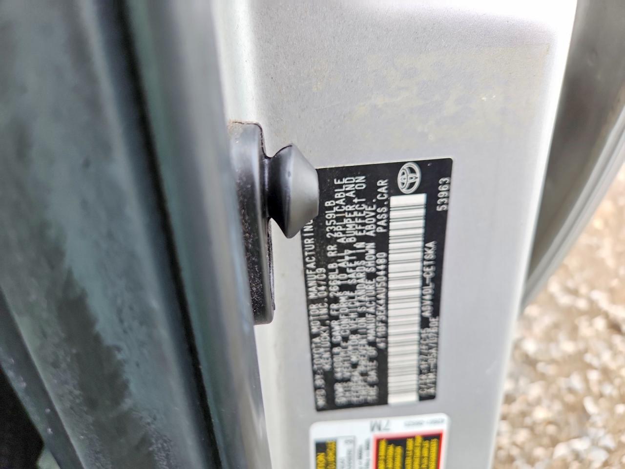 2010 Toyota Camry Se Silver vin: 4T1BF3EK4AU504480