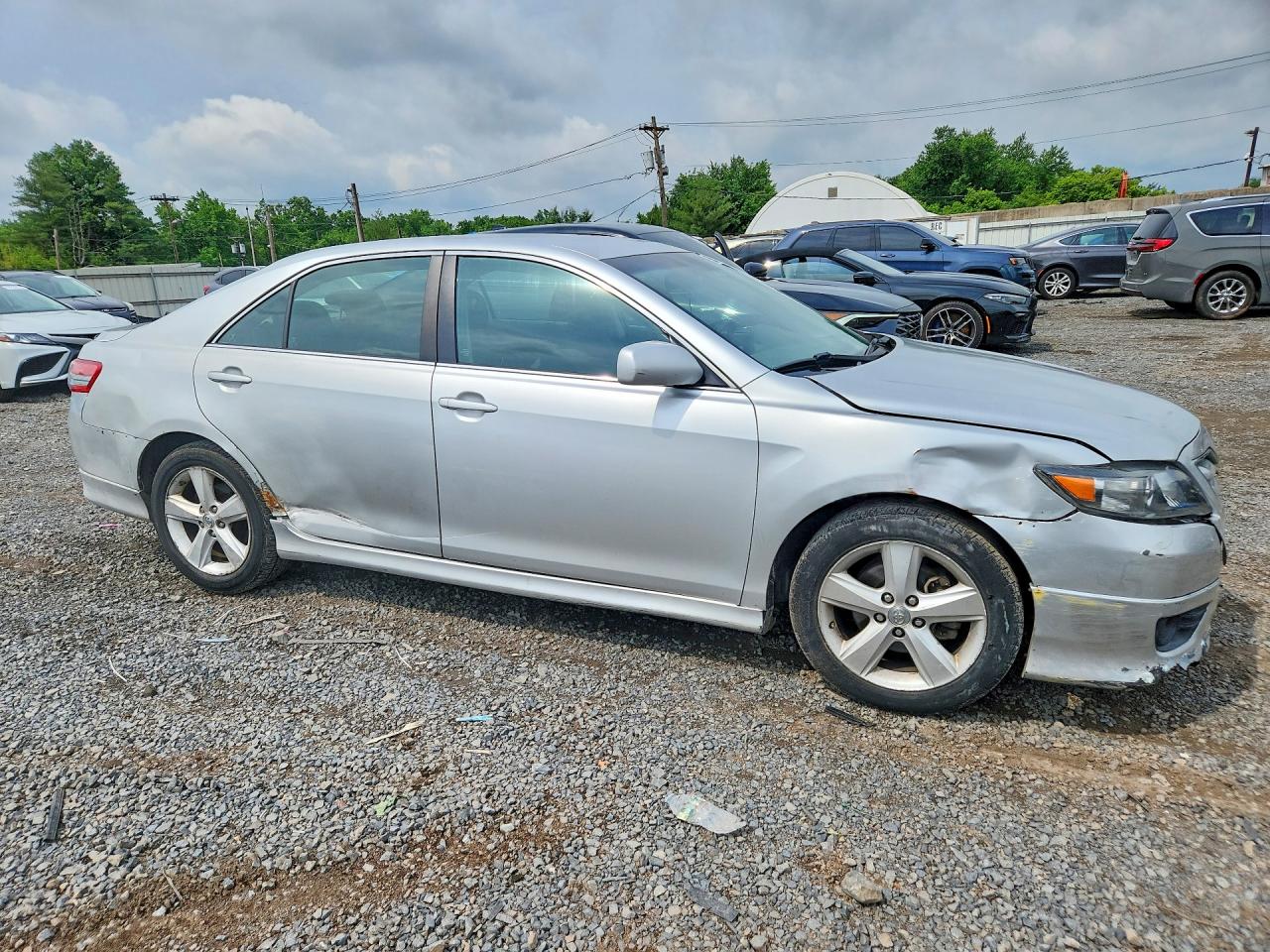 2010 Toyota Camry Se Silver vin: 4T1BF3EK4AU504480
