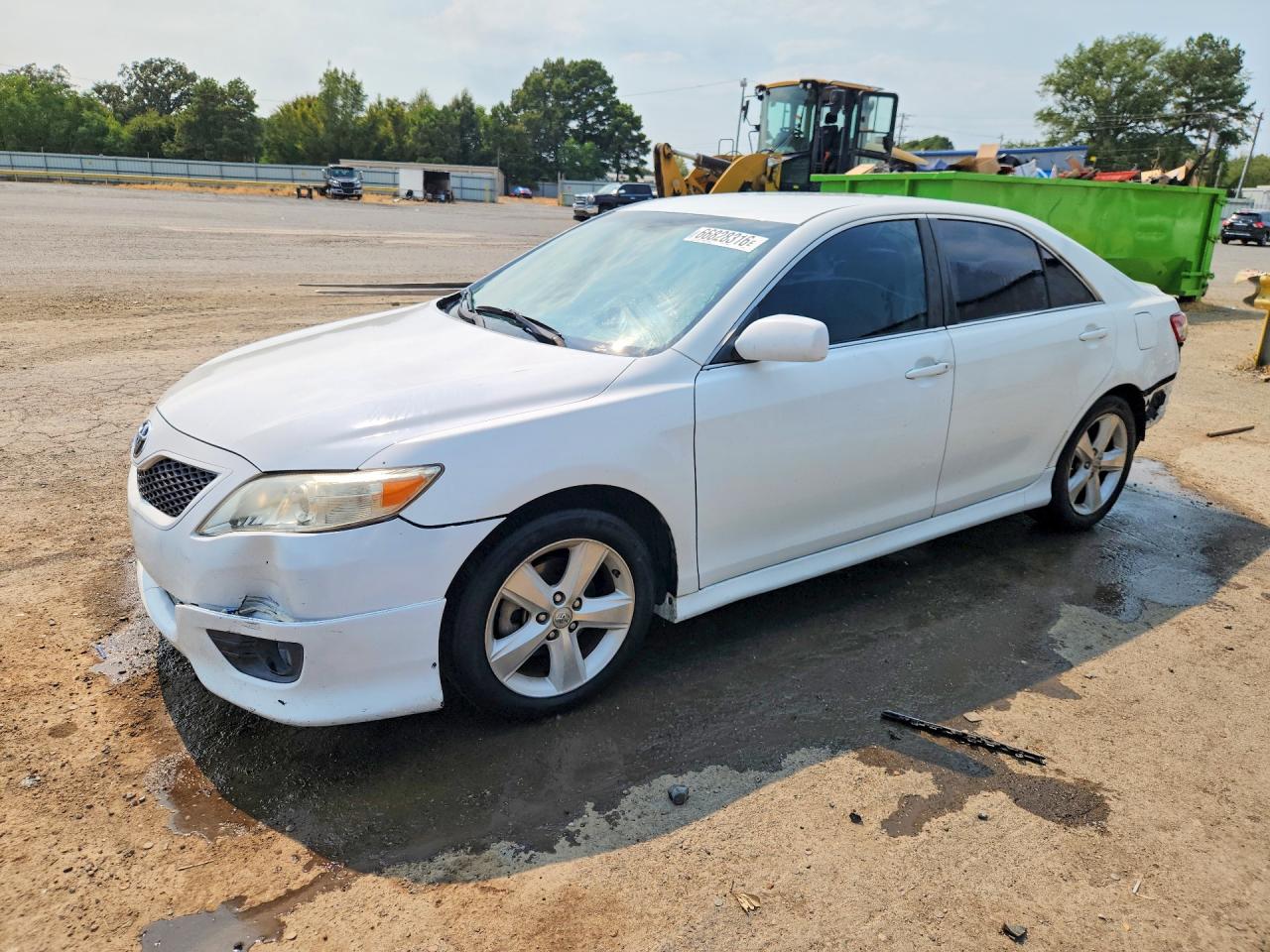 2010 Toyota Camry Se White vin: 4T1BF3EK4AU535227