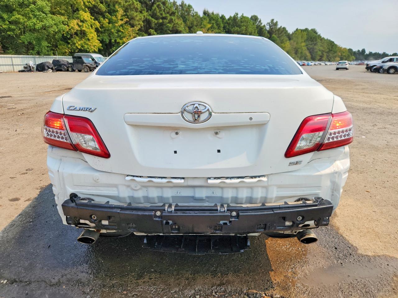 2010 Toyota Camry Se White vin: 4T1BF3EK4AU535227