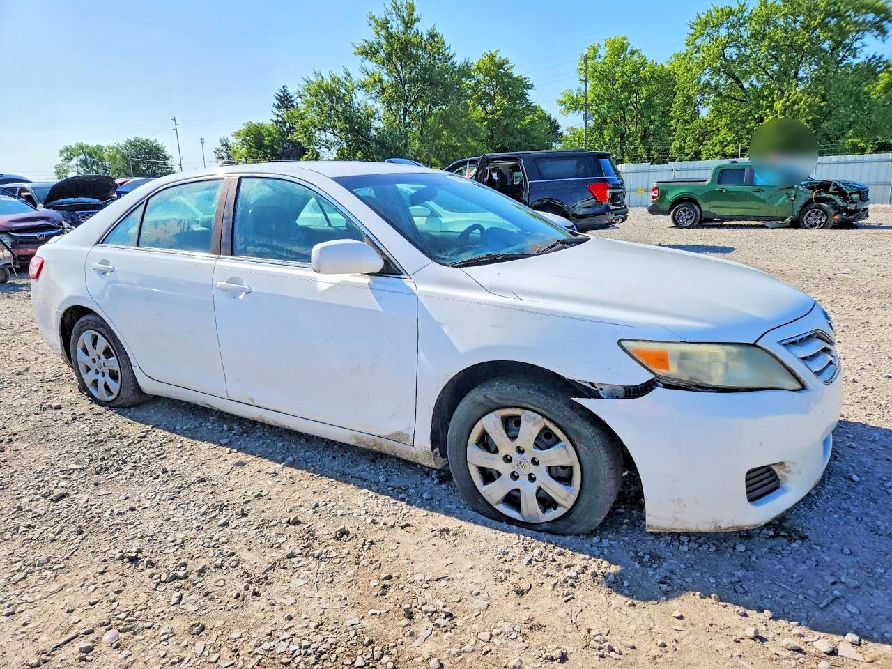 2010 Toyota Camry Le Белый vin: 4T1BF3EK4AU564873
