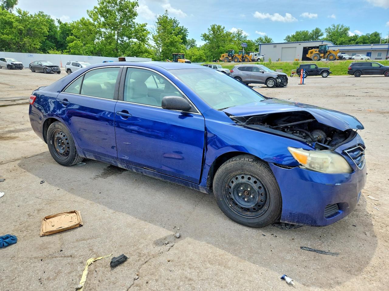 2010 Toyota Camry Le Синий vin: 4T1BF3EK4AU578708