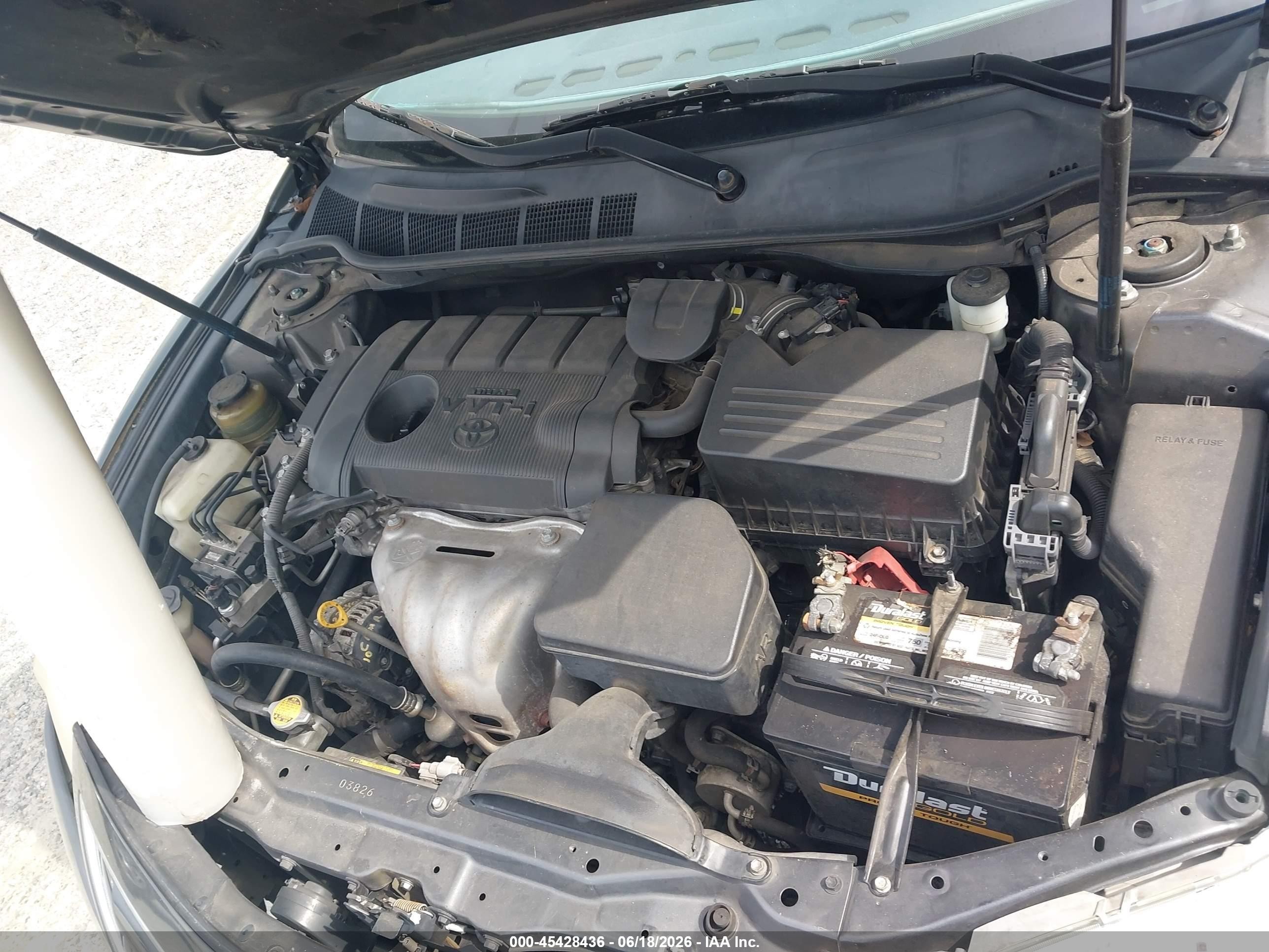 2011 Toyota Camry Le Gray vin: 4T1BF3EK4BU130244