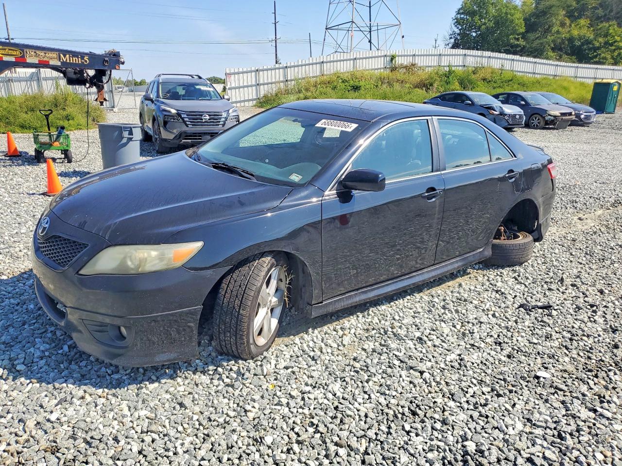 2011 Toyota Camry Se Black vin: 4T1BF3EK4BU136075