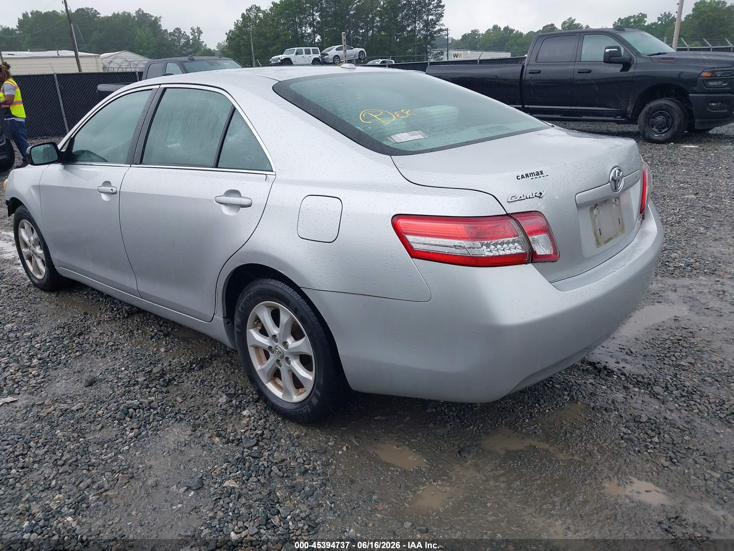 2011 Toyota Camry Le Серый vin: 4T1BF3EK4BU139283