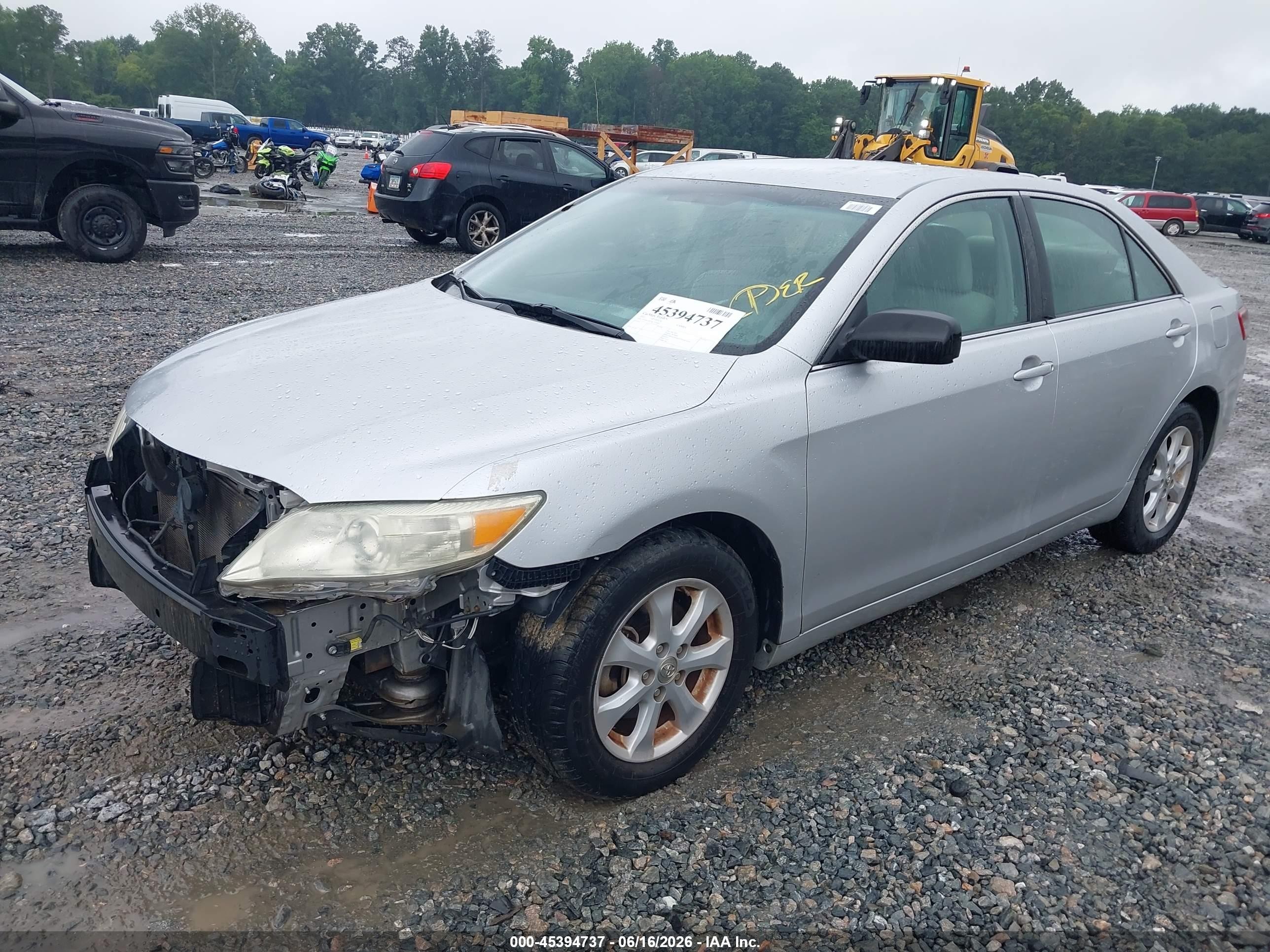 2011 Toyota Camry Le Серый vin: 4T1BF3EK4BU139283