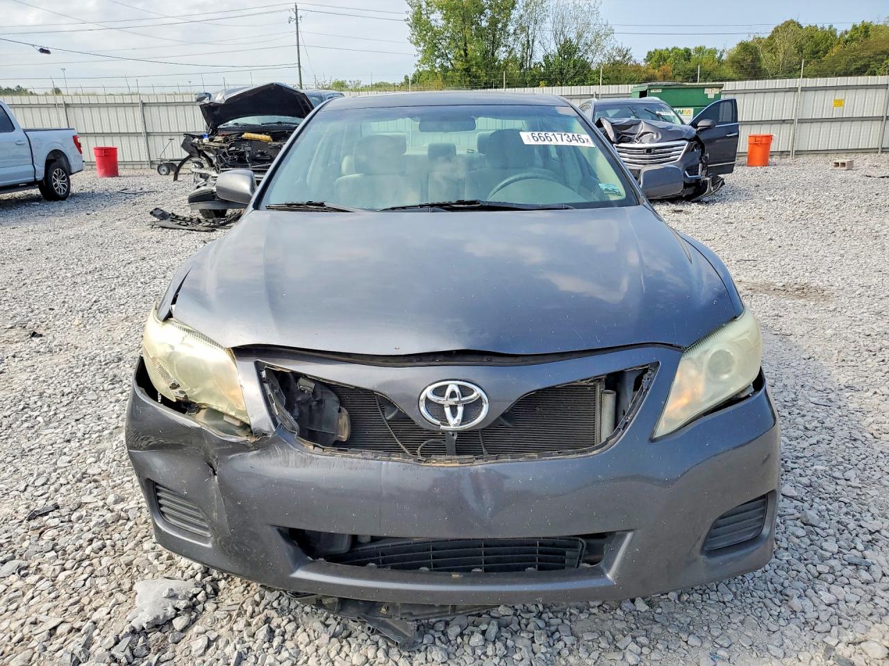 2011 Toyota Camry Le Серый vin: 4T1BF3EK4BU146802
