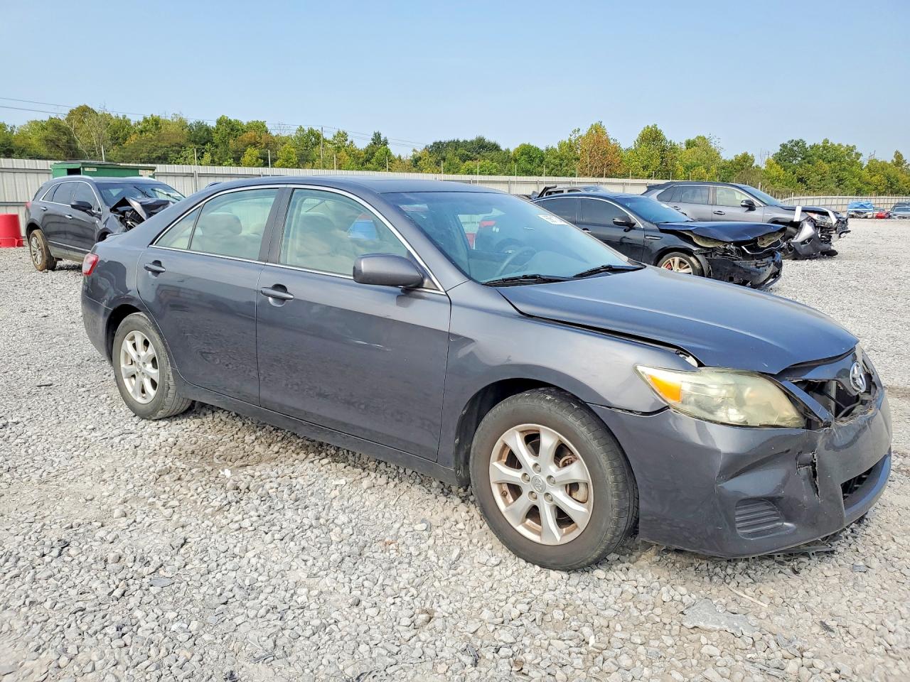 2011 Toyota Camry Le Серый vin: 4T1BF3EK4BU146802