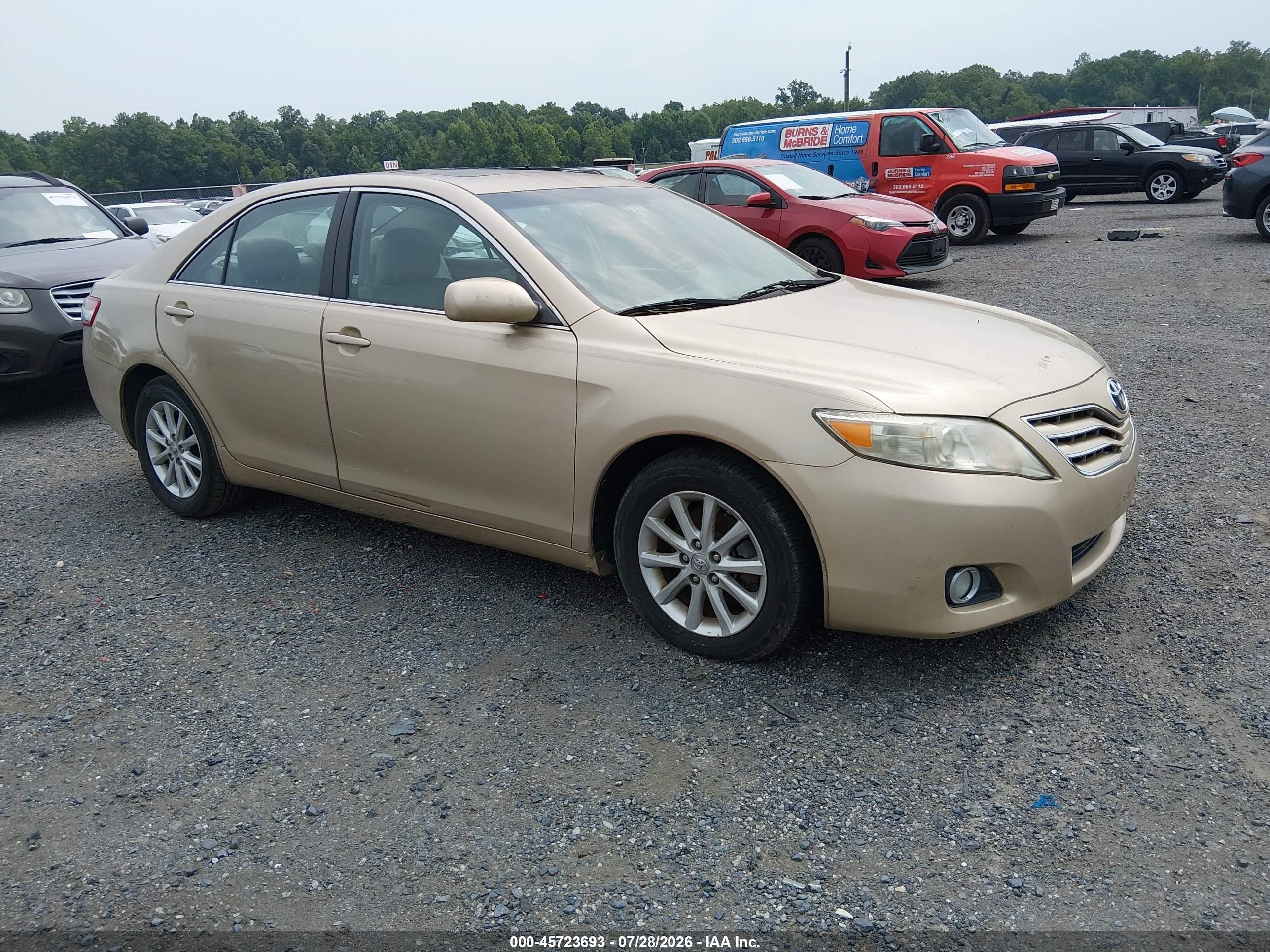 2011 Toyota Camry Xle Champagne vin: 4T1BF3EK4BU157329