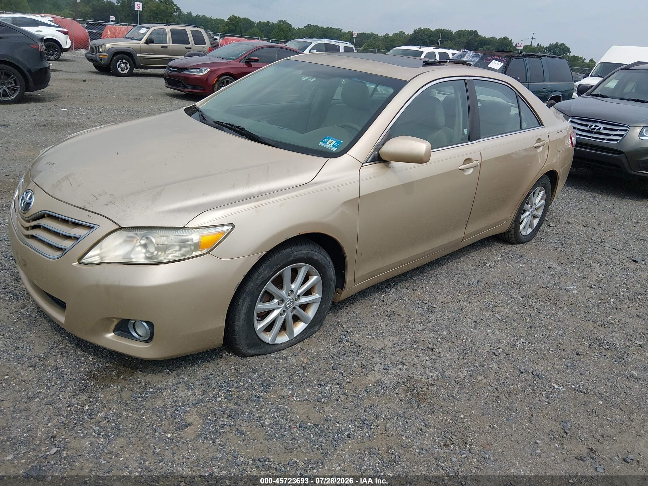 2011 Toyota Camry Xle Champagne vin: 4T1BF3EK4BU157329