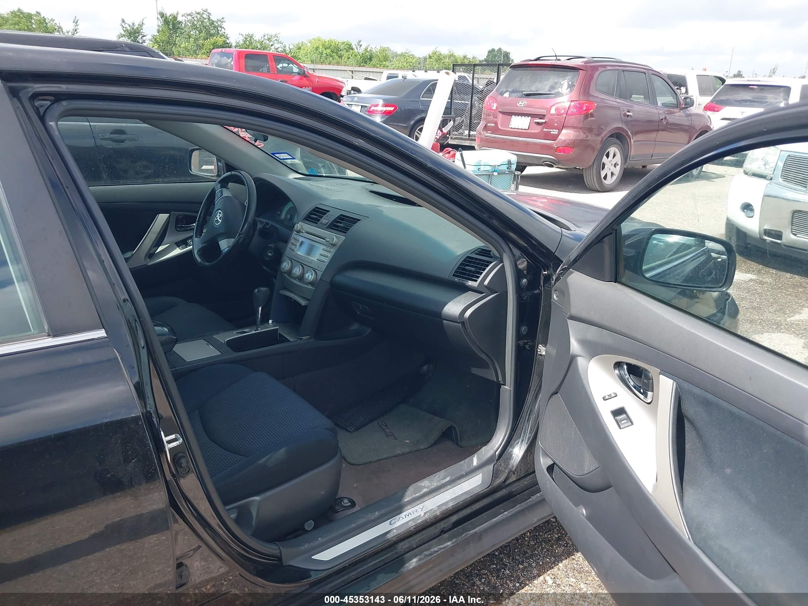2011 Toyota Camry Se Black vin: 4T1BF3EK4BU158139