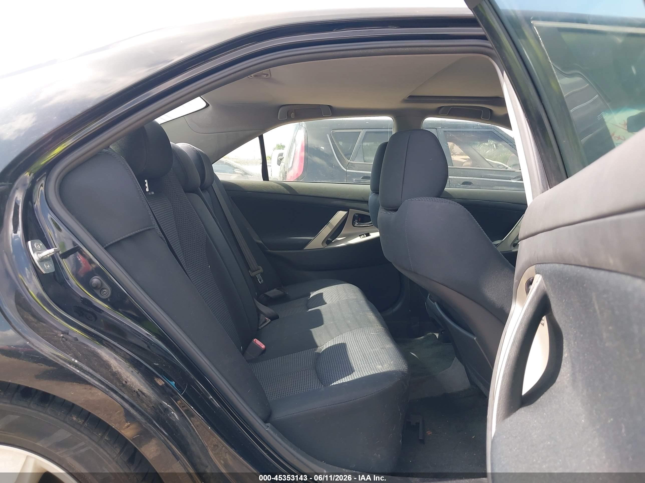 2011 Toyota Camry Se Black vin: 4T1BF3EK4BU158139