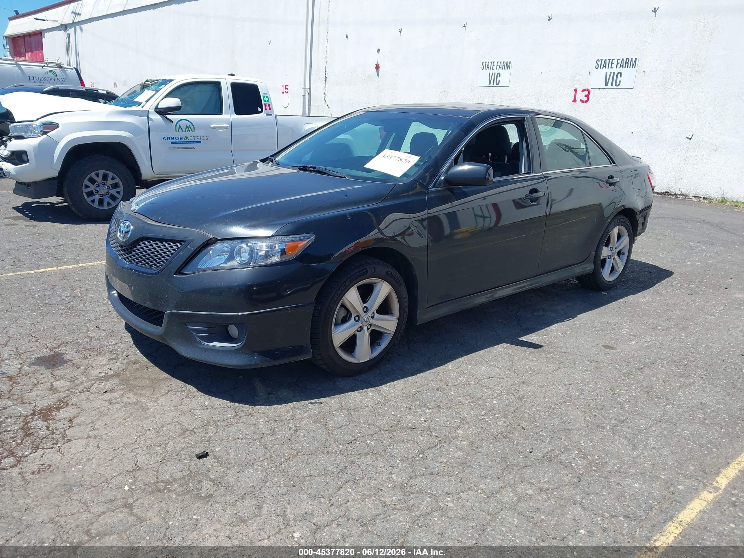 2011 Toyota Camry Se Black vin: 4T1BF3EK4BU161865
