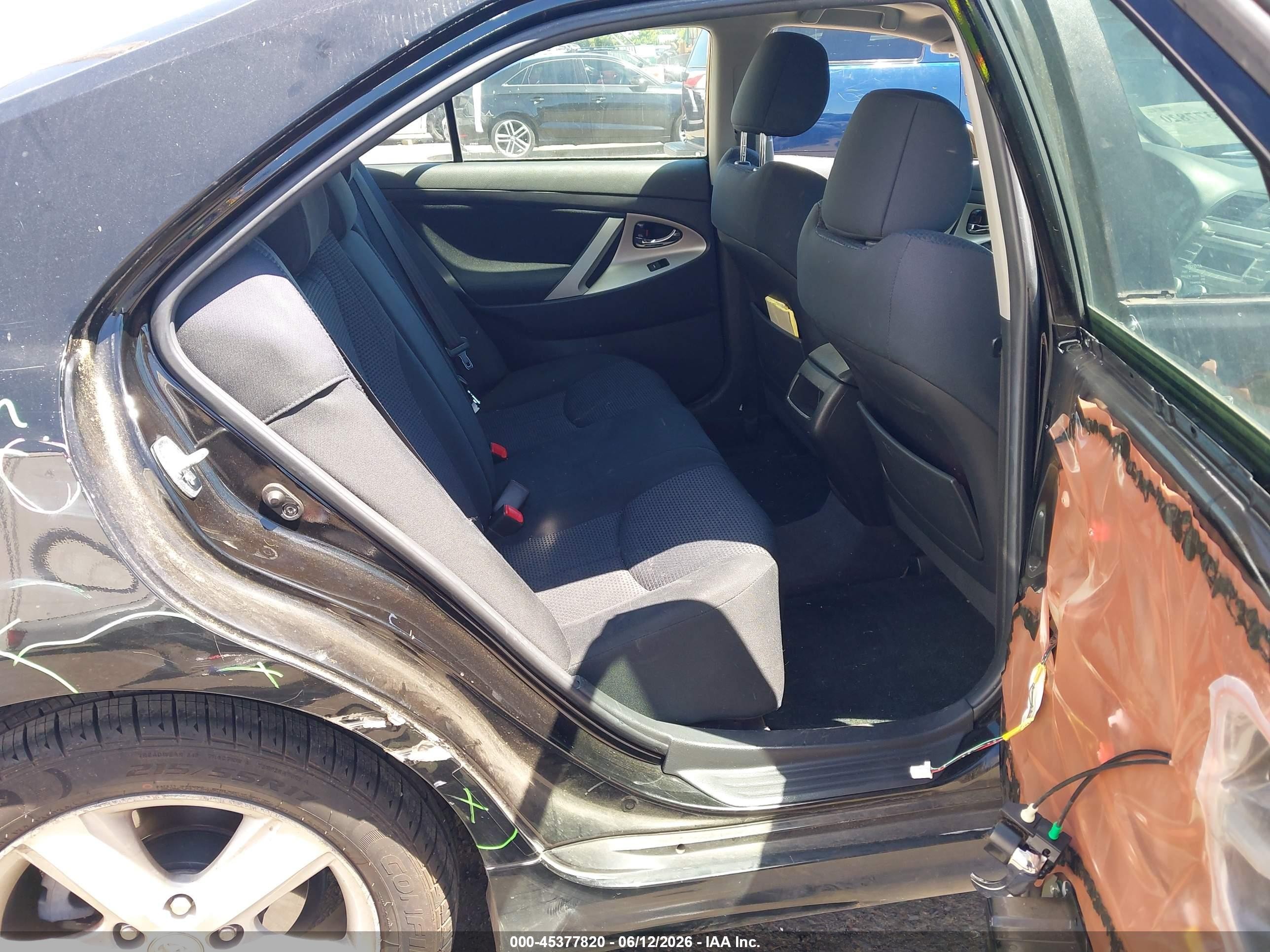 2011 Toyota Camry Se Black vin: 4T1BF3EK4BU161865