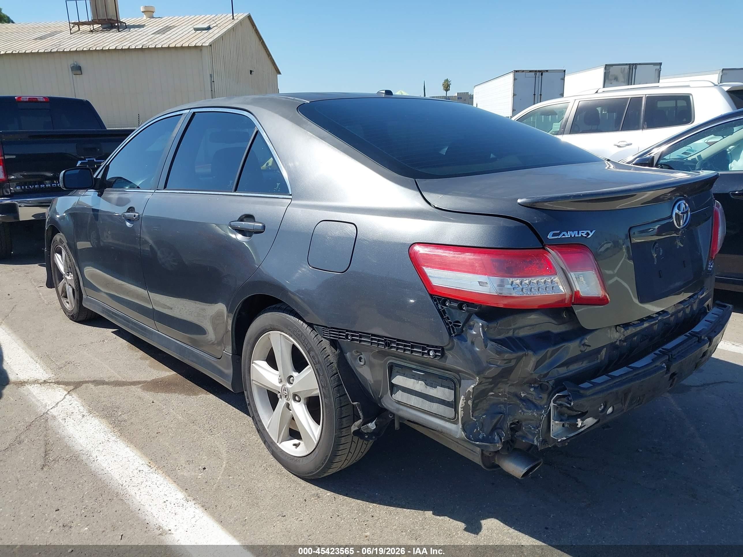 2011 Toyota Camry Se Gray vin: 4T1BF3EK4BU173451