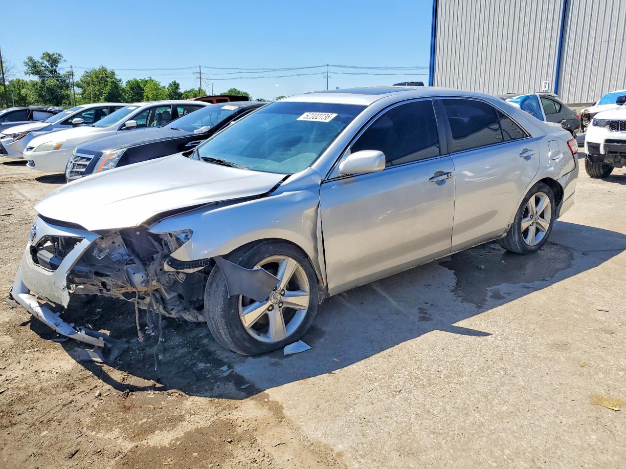 2011 Toyota Camry Se Silver vin: 4T1BF3EK4BU173482