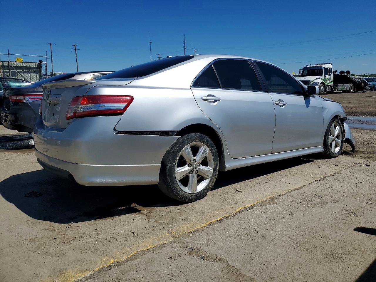 2011 Toyota Camry Se Silver vin: 4T1BF3EK4BU173482