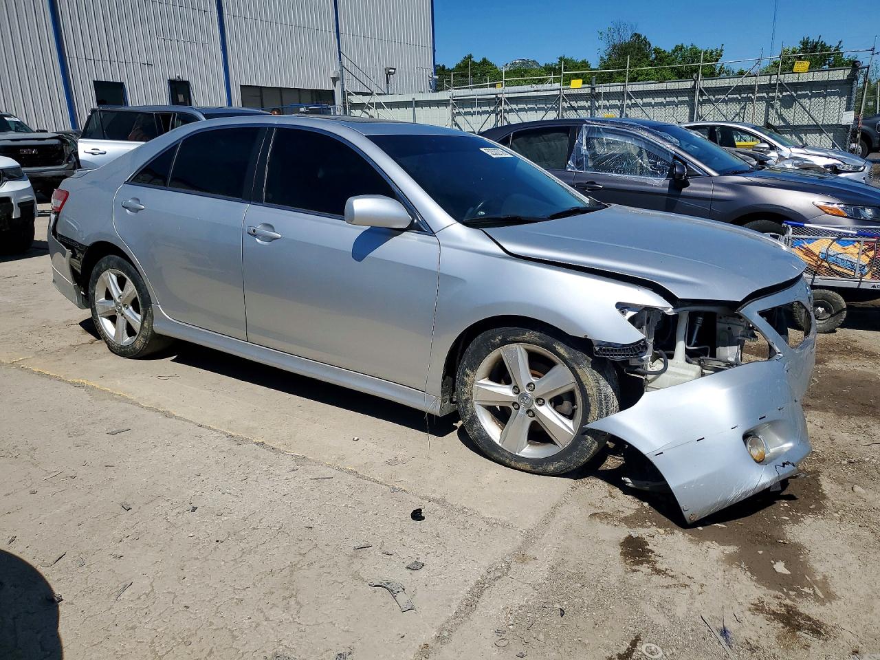 2011 Toyota Camry Se Silver vin: 4T1BF3EK4BU173482